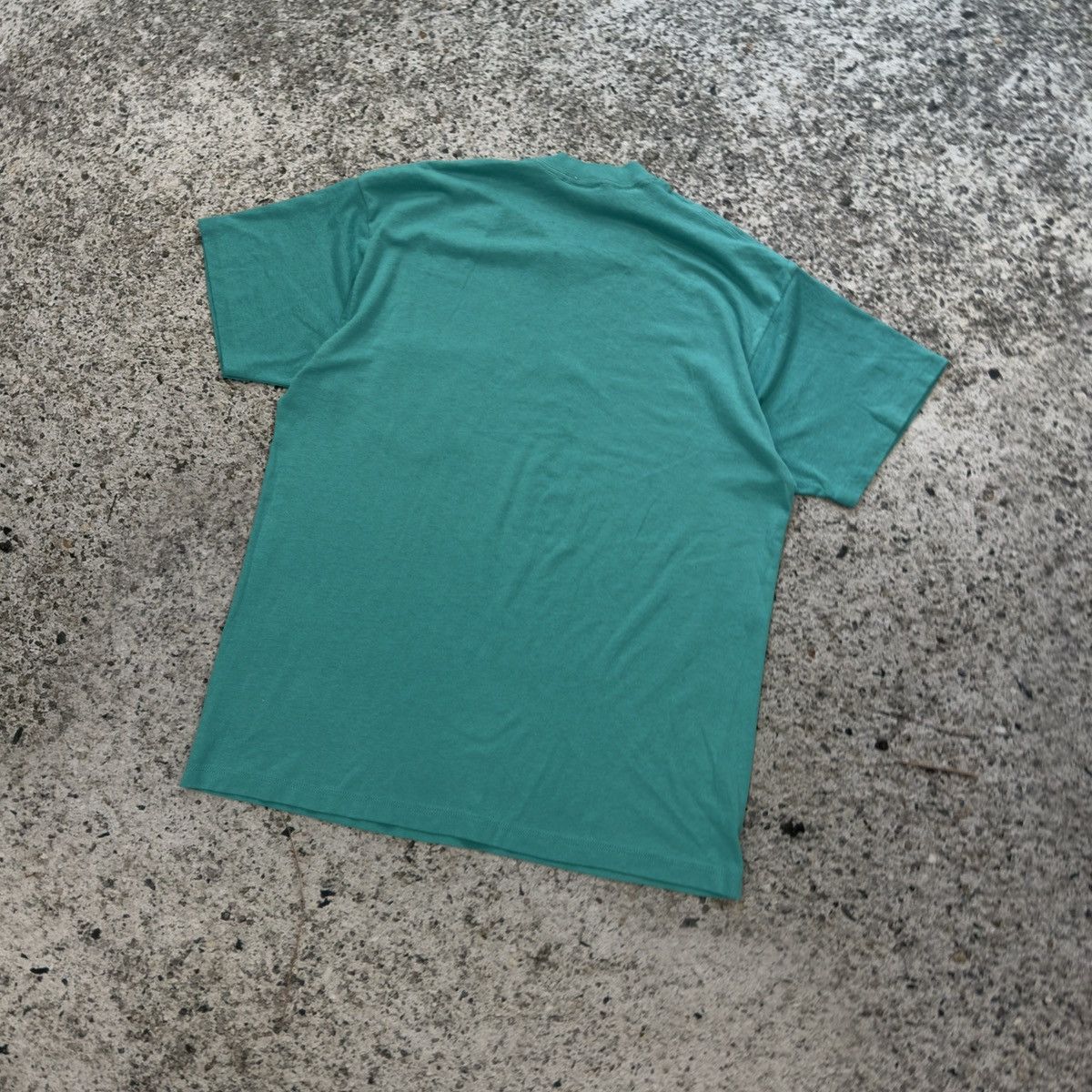 Vintage 90s Teal Pocket Shirt Made In USA Paper Thin ERD Grunge Size US XL / EU 56 / 4 - 7 Thumbnail
