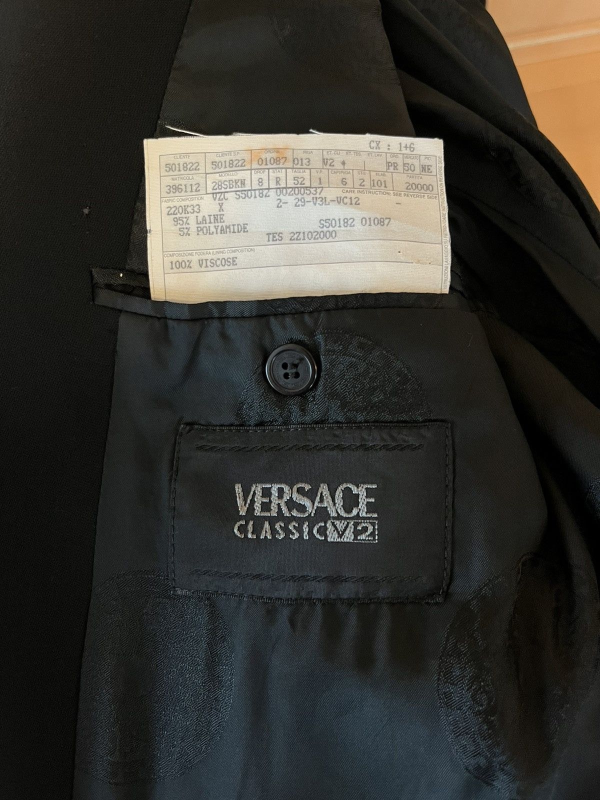 Versace 90s Versace Blazer Size 42R - 11 Thumbnail