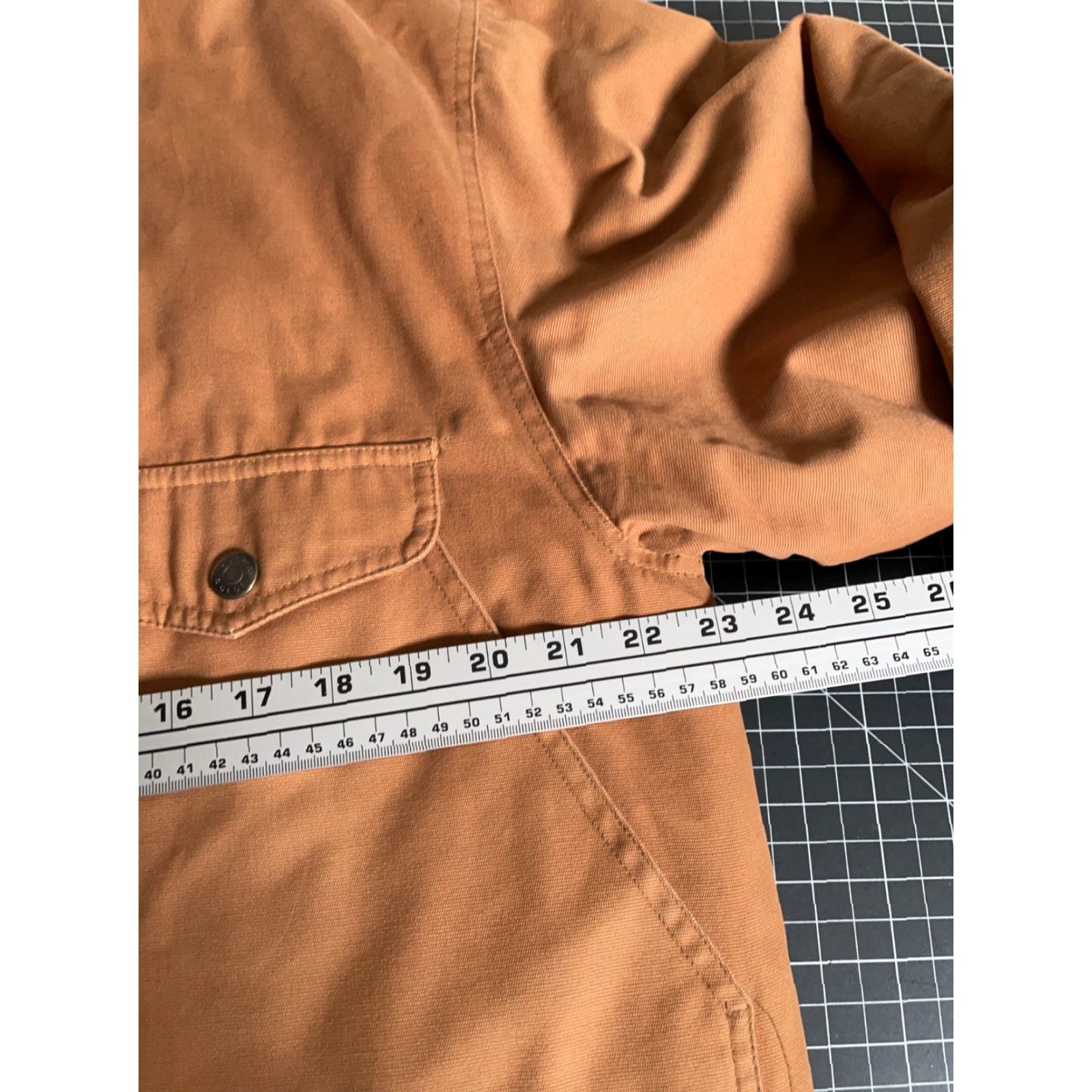 Faded Glory Yes, Workwear Canvas Jacket Men's Medium Brown Flannel Lined Corduroy Trim Insulated Size US M / EU 48-50 / 2 - 5 Thumbnail