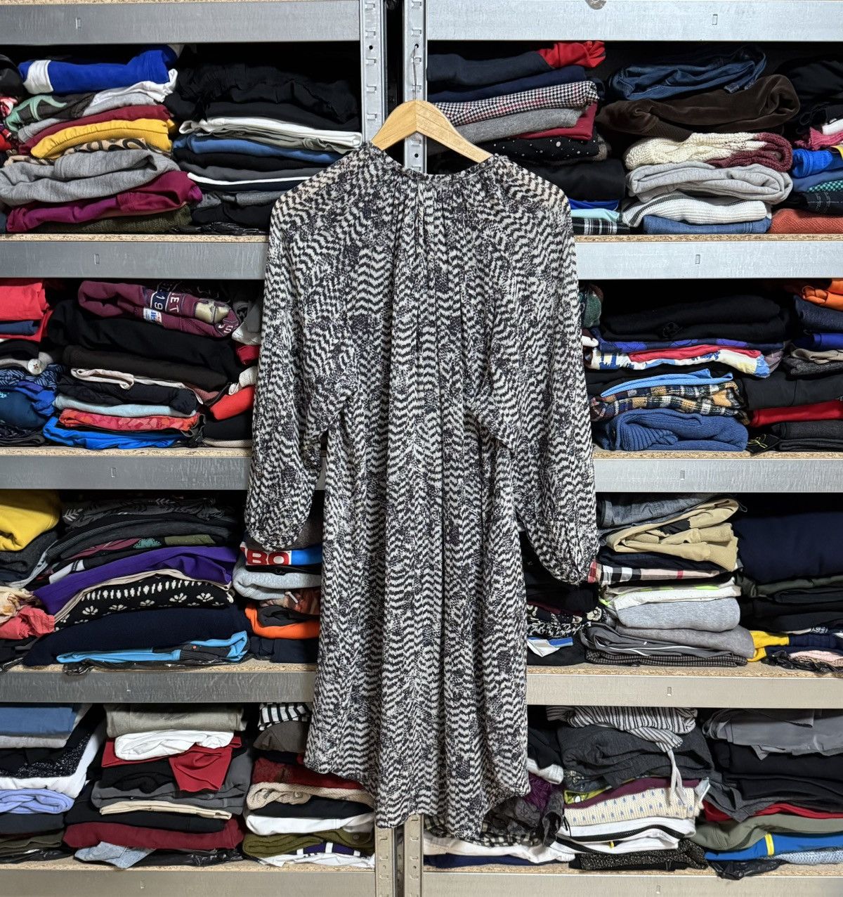 Isabel Marant Isabel Marant H&M 36size animal print relaxed dress shirt Size S / US 4 / IT 40 - 15 Thumbnail