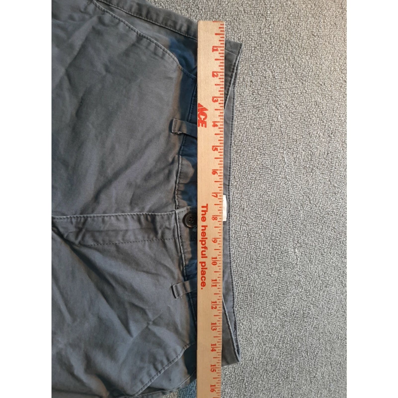 Vintage A New Day Gray Shorts Womens Stretch Size 8 Casual Chino Belt Pockets Regular Rise High Size 28" / US 6 / IT 42 - 4 Thumbnail