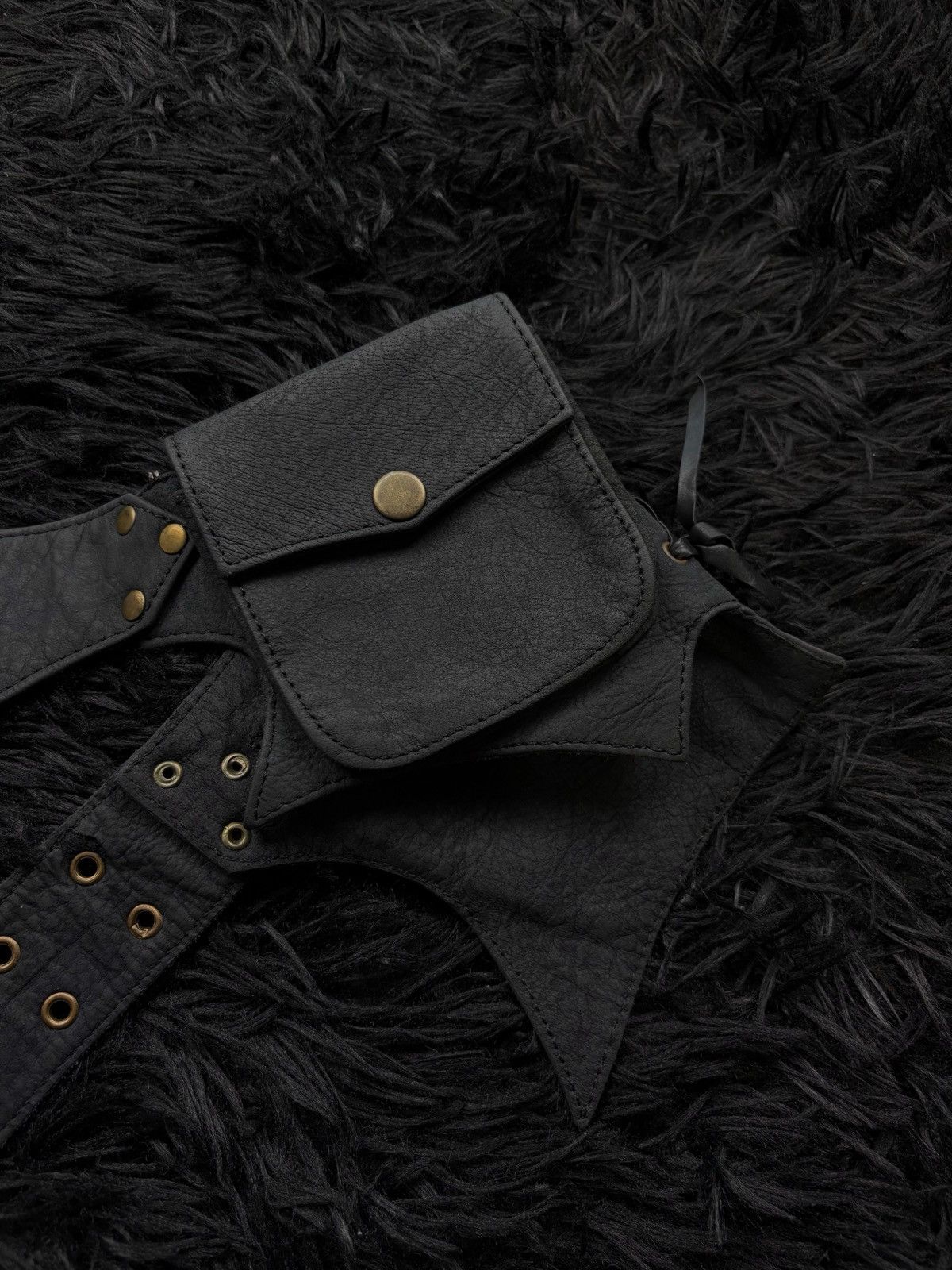 KMRii Kmrii Style Avant Garde Archive Leather Pocket Belt Bag Size ONE SIZE - 6 Thumbnail