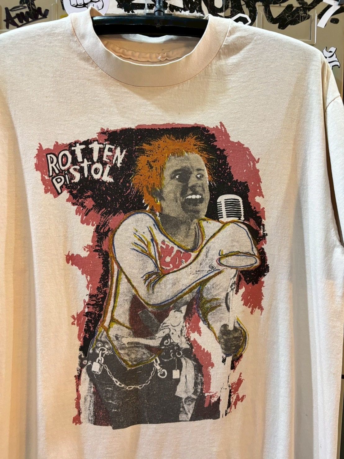 Band Tees John Lydon (rotten) Vintage tee 80’s Size US XL / EU 56 / 4 - 2 Thumbnail