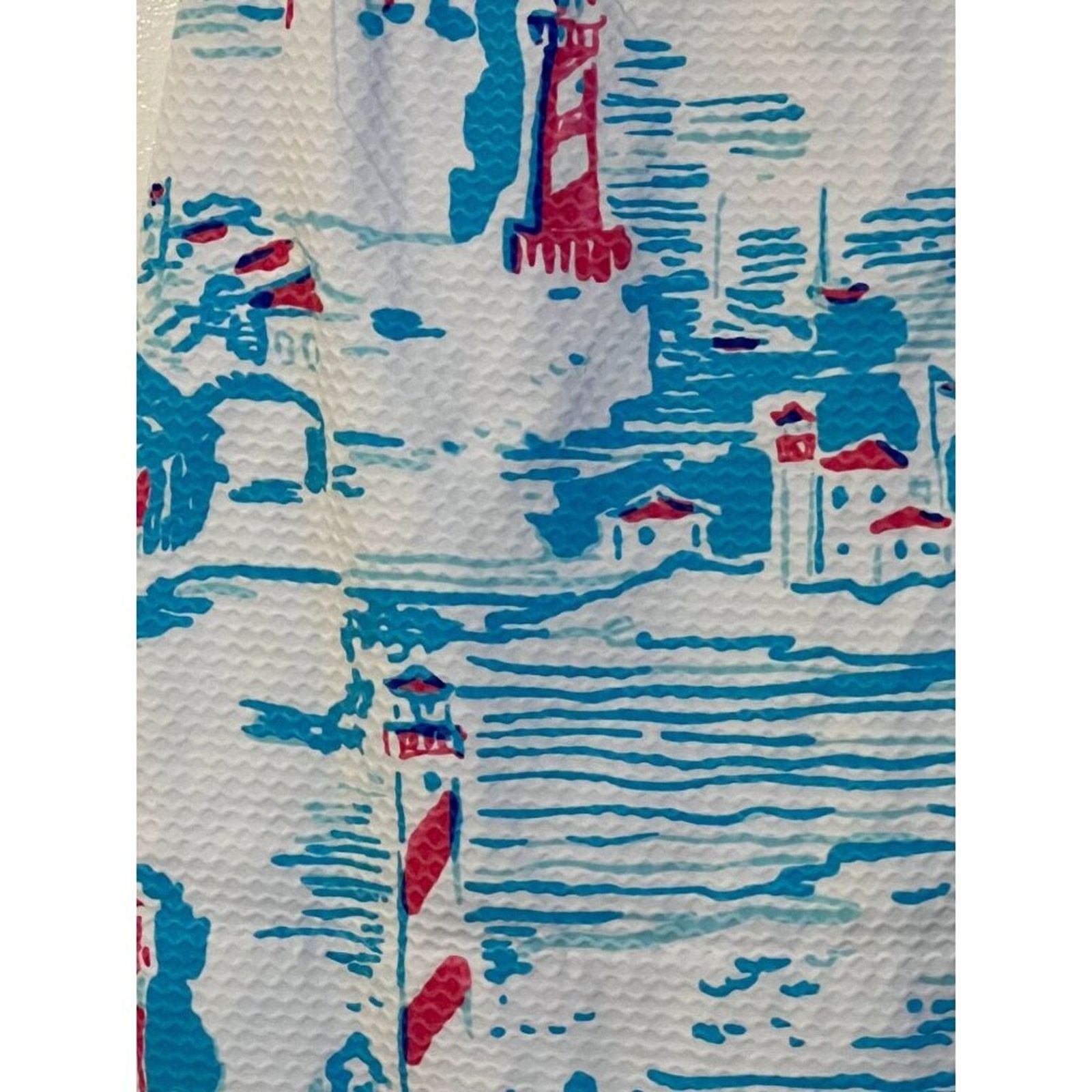 Lilly Pulitzer Lilly Pulitzer Delia Shift Dress Pique Knit Resort White 6 Size M / US 6-8 / IT 42-44 - 8 Thumbnail