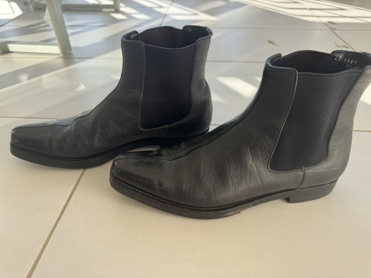 Prada MEN LEATHER ANKLE BOOTS Size US 8 / EU 41 - 1 Thumbnail