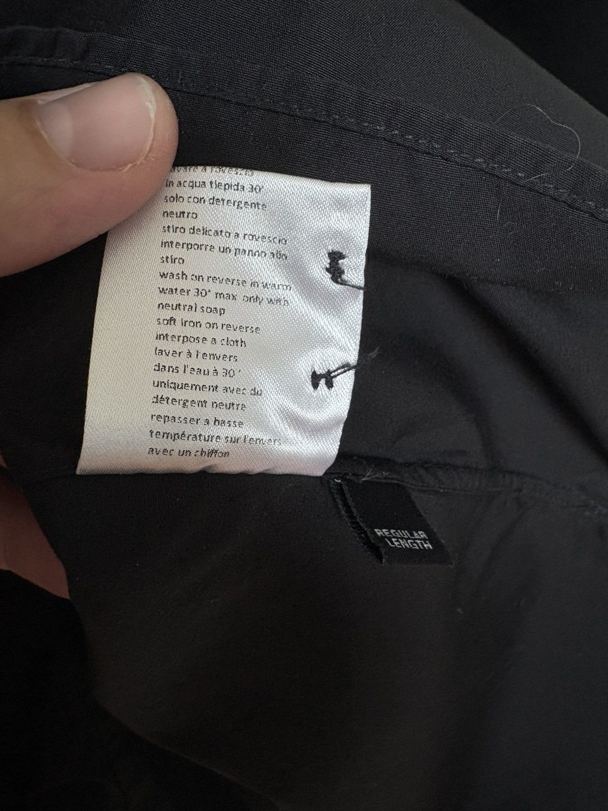 Neil Barrett Formal Black Shirt with Face Print Size US L / EU 52-54 / 3 - 7 Thumbnail