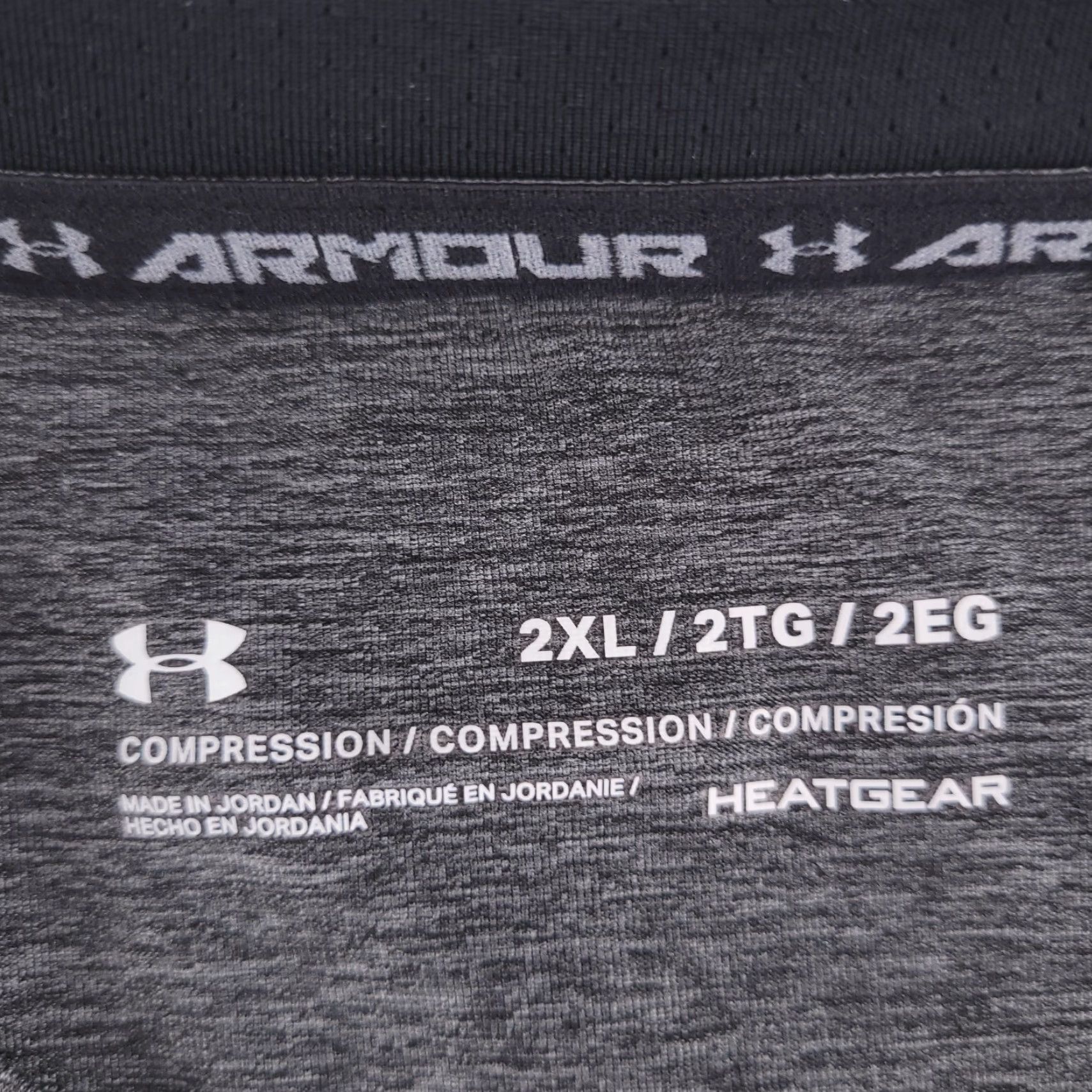 Under Armour Under Armour Shirt Mens 2XL Gray Short Sleeve Crew Neck Compression Gym T-Shirt Size US XXL / EU 58 / 5 - 3 Thumbnail