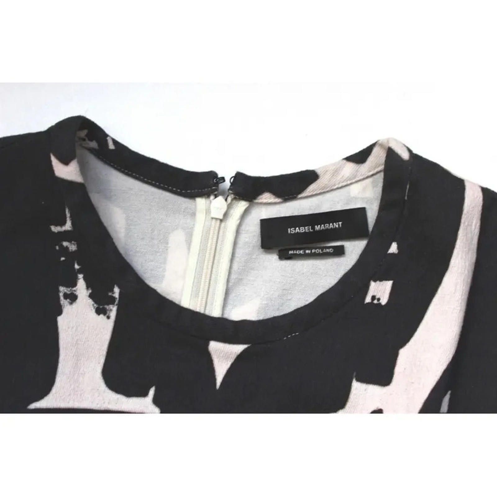 Isabel Marant Isabel Marant Cotton Printed Mini Dress F38 UK 8-10 Size S / US 4 / IT 40 - 4 Thumbnail