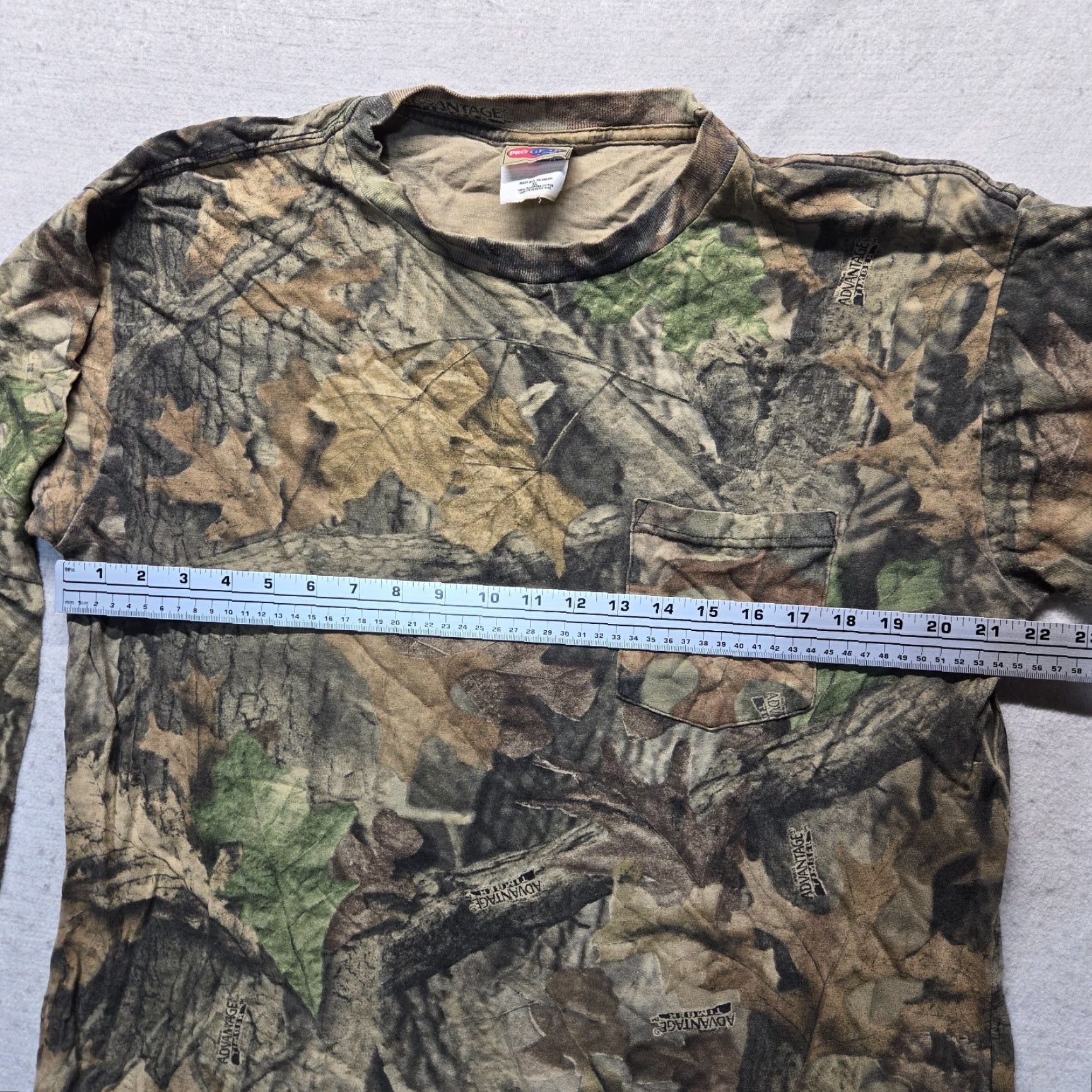Wrangler Wrangler Pro Gear Shirt Mens XL Brown Camouflage Pockets Cotton T-Shirt Tee Army Colorful 90s? Size US XL / EU 56 / 4 - 4 Thumbnail