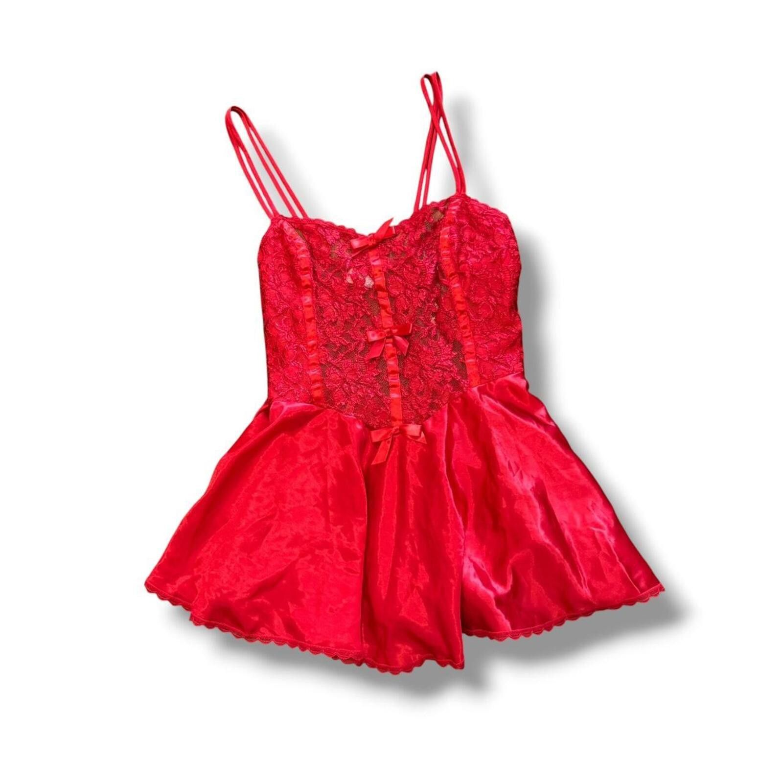 Other Red Lace Nylon & Lace Camisole Tank Size M / US 6-8 / IT 42-44 - 1 Thumbnail