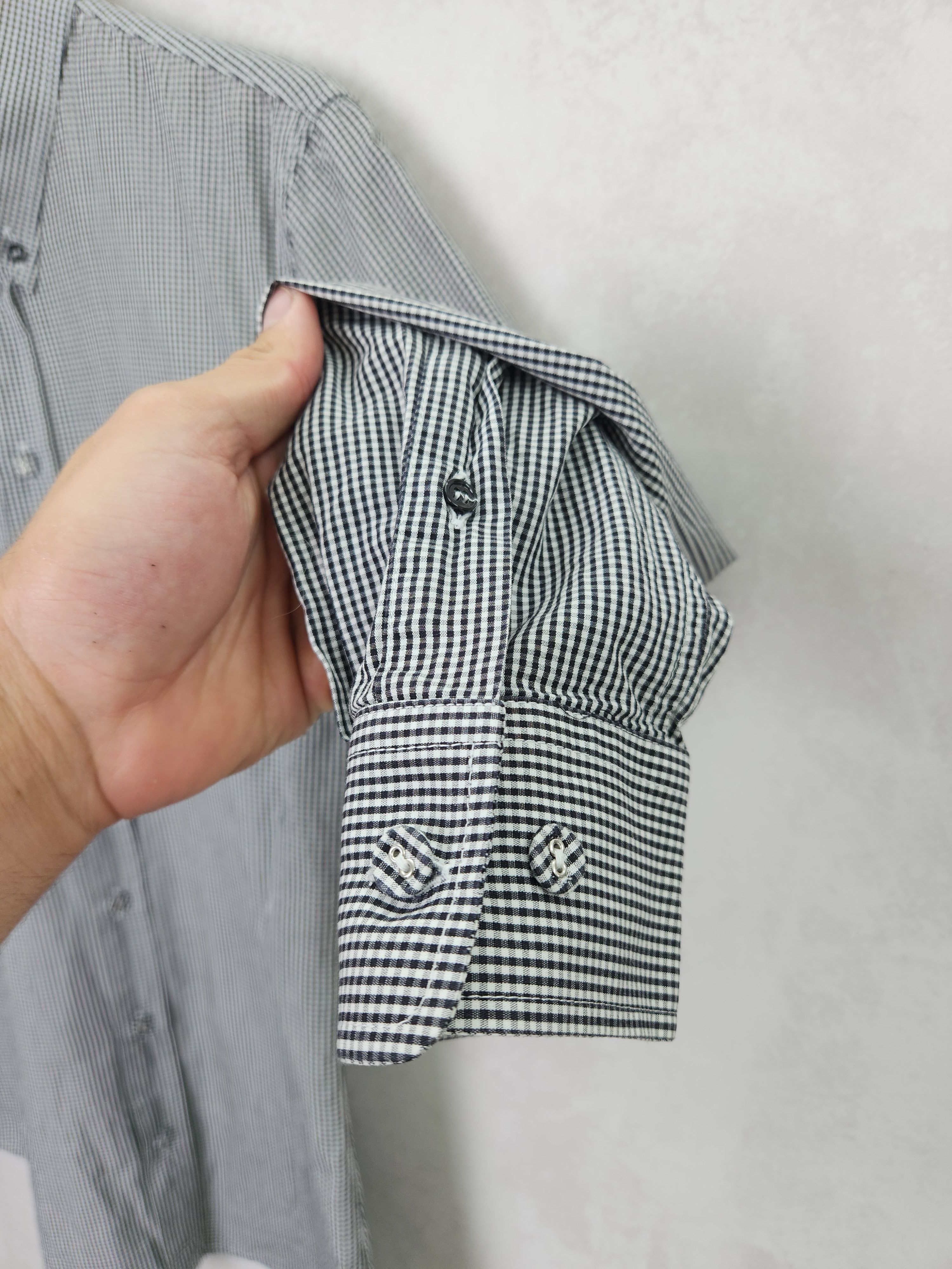 Balenciaga Balenciaga paris stripes button ups shirt pockets logo Size US L / EU 52-54 / 3 - 7 Thumbnail