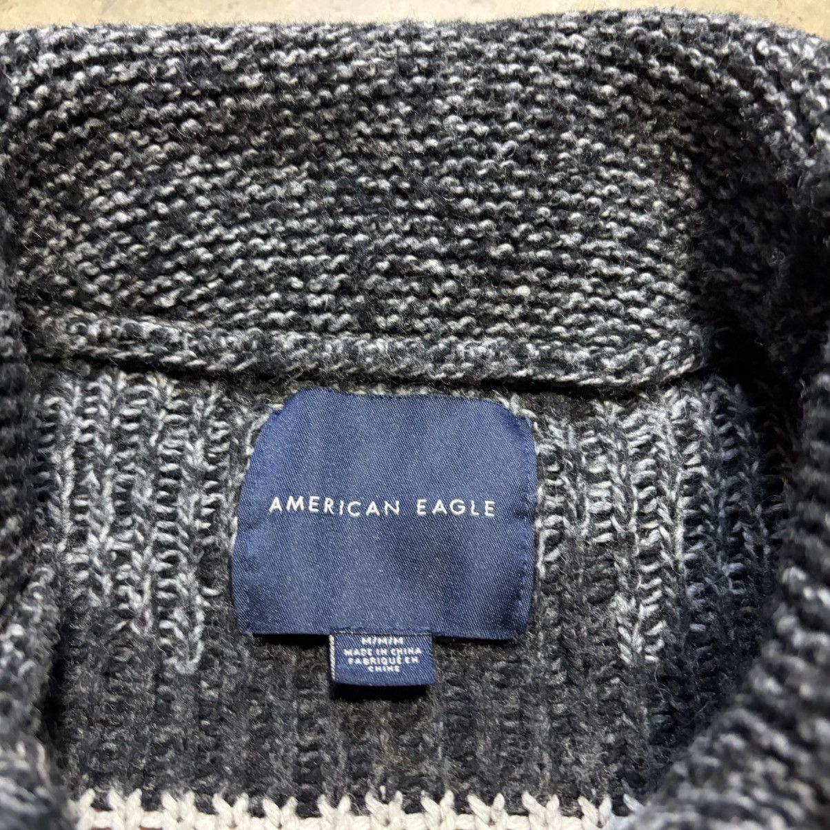 American Eagle Outfitters Vintage American Eagle Sweater Cardigan Zip Western Cowichan Size US M / EU 48-50 / 2 - 10 Thumbnail