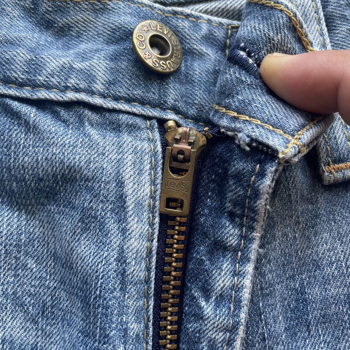 Levi's Vintage Clothing W30 Vintage Levi’s 503 Faded Distressed Jeans Pants Denim Size US 30 / EU 46 - 7 Thumbnail