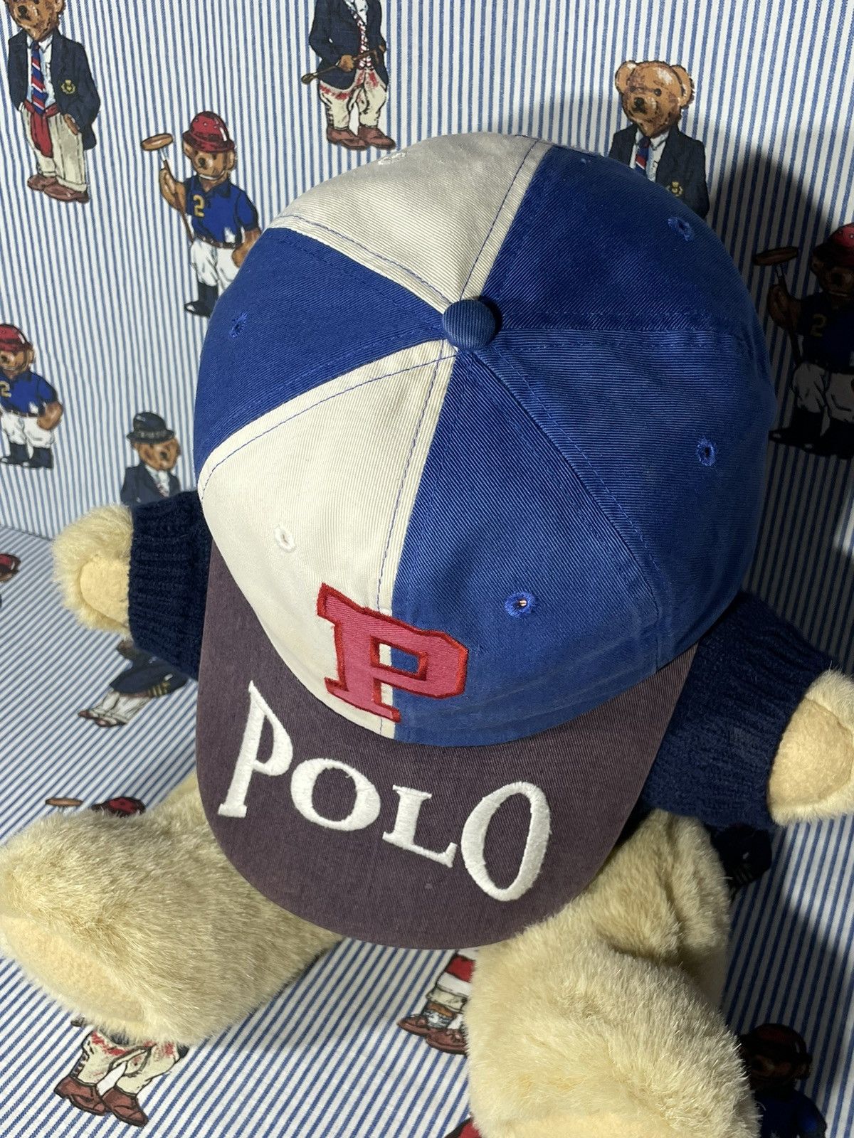 Polo Ralph Lauren × RRL Ralph Lauren × Ralph Lauren RARE Polo Sport Cap OG Vintage 1990’s Size ONE SIZE - 19 Thumbnail