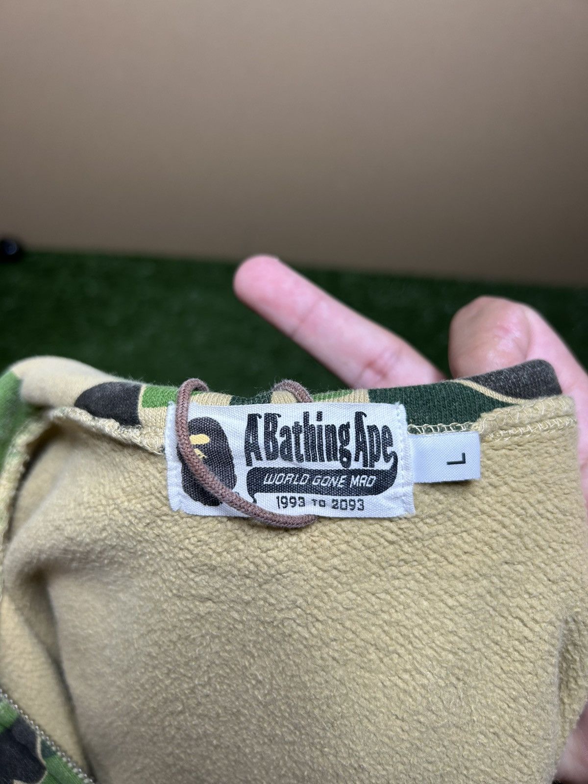 Bape Bape abc green shark hoodie Size US L / EU 52-54 / 3 - 8 Thumbnail