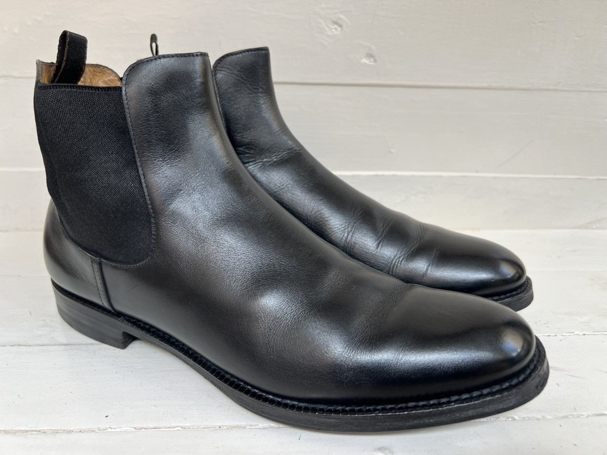 Church's CHURCH'S women Monmouth Black leather chelsea boots Size US 7.5 / IT 37.5 - 3 Thumbnail