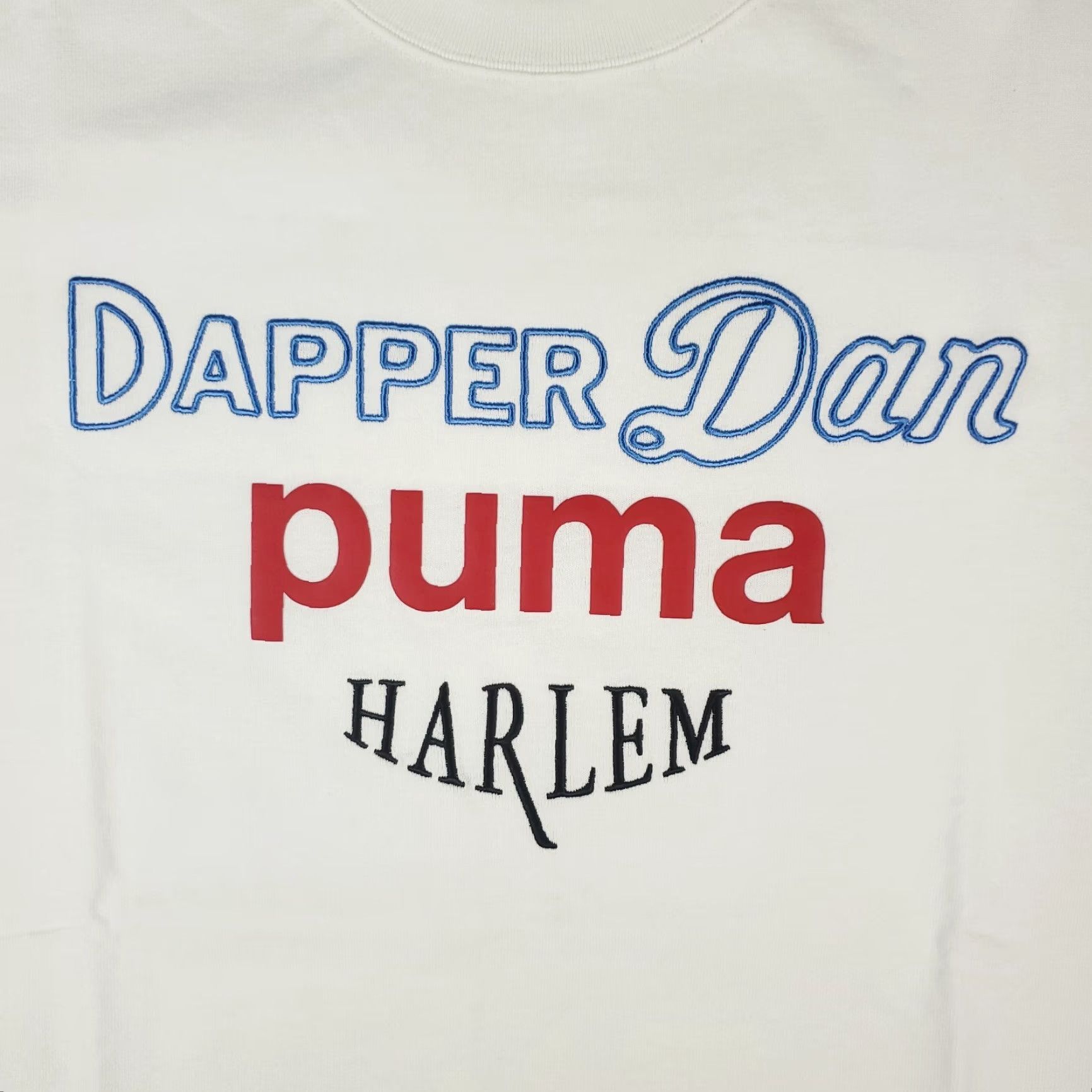 Puma Puma X Dapper Dan T Shirt Mens Size Medium White Harlem Short Sleeve Size US M / EU 48-50 / 2 - 2 Thumbnail