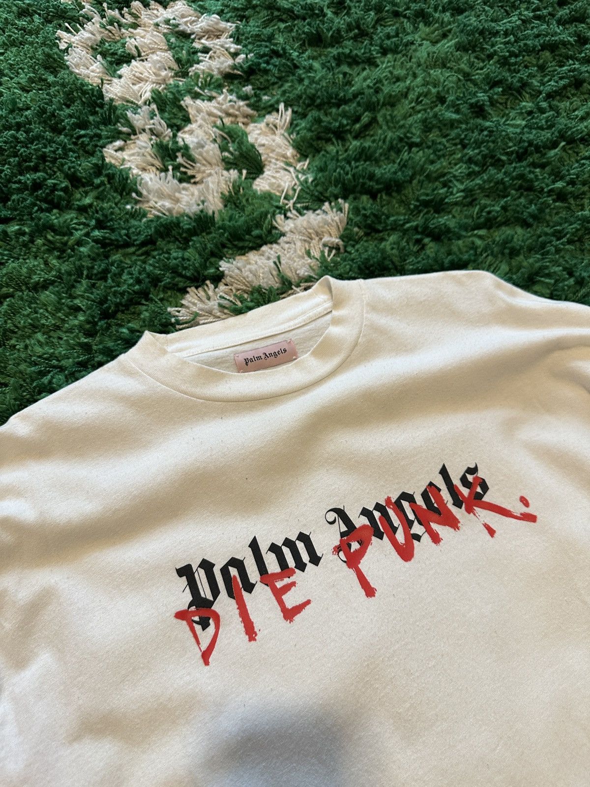 Palm Angels Palm Angels Playboi Carti Die Punk L/S Tee Size US XL / EU 56 / 4 - 2 Thumbnail