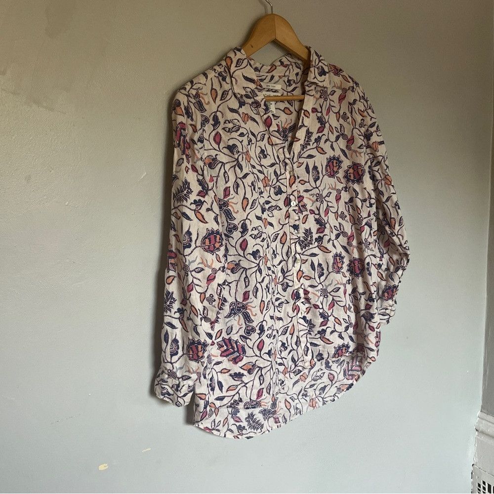 Rachel Zoe Rachel Zoe Linen The Punisher Button Down Shirt Medium Size M / US 6-8 / IT 42-44 - 4 Thumbnail