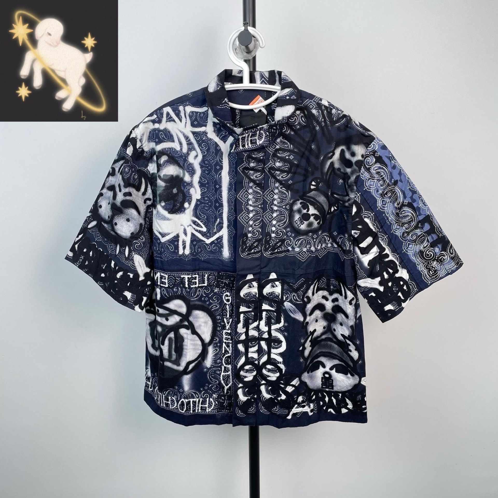 Givenchy Givenchy Blue Shirt M Men Size US M / EU 48-50 / 2 - 1 Thumbnail