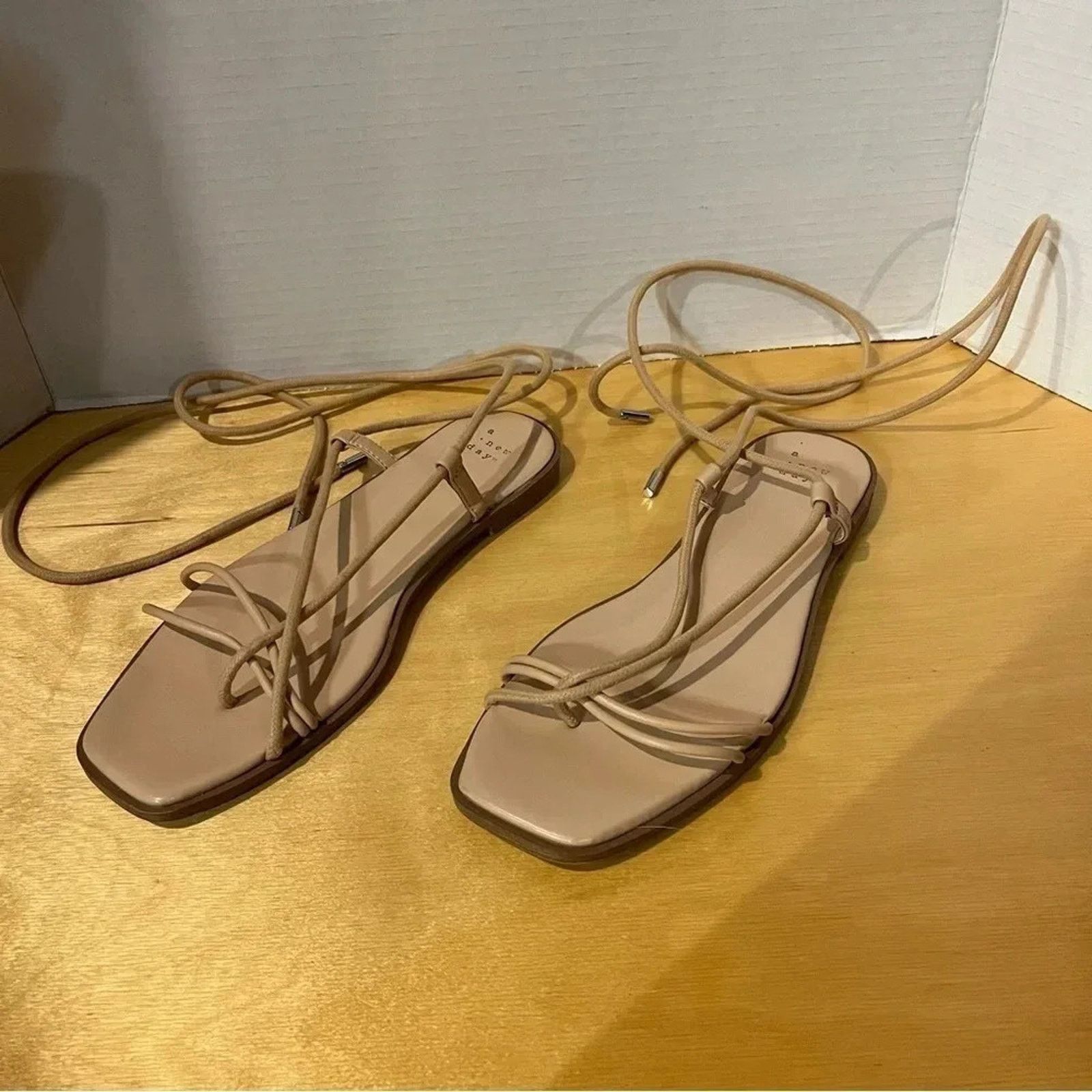 Other A New Day Women's Talia Lace Up Sandals Size 9 Gladiator Size US 9 / IT 39 - 1 Thumbnail