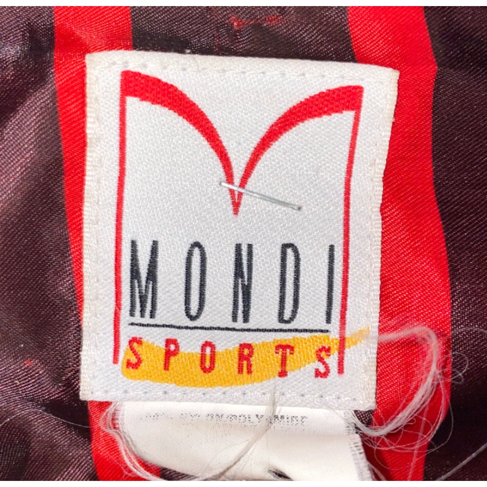 Vintage VINTAGE Mondi Sports Jacket Womens Red/Black Snap Button Front 24.5In Armpit XL Black Red Sports Womens Size XL / US 12-14 / IT 48-50 - 5 Thumbnail