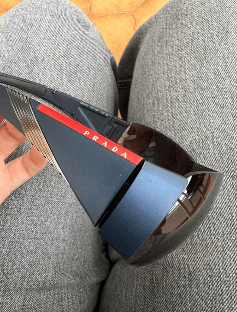 Prada × Vintage PRADA Sunglasses Wrap Star Sport Rimless Luna Rossa Symbol Size ONE SIZE - 1 Thumbnail
