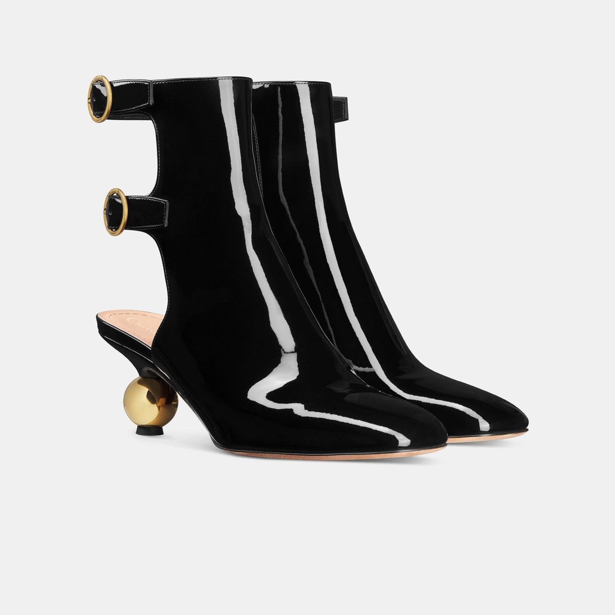 Dior o1bcso1str0226 D-Idole Heeled Ankle Boot in Black Size US 10 / IT 40 - 2 Thumbnail