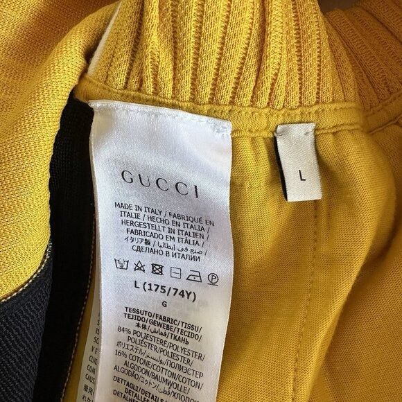 Gucci NWT GUCCI Skirt Yellow Size L 100% Authentic GG Logo Size 30" / US 8 / IT 44 - 8 Thumbnail