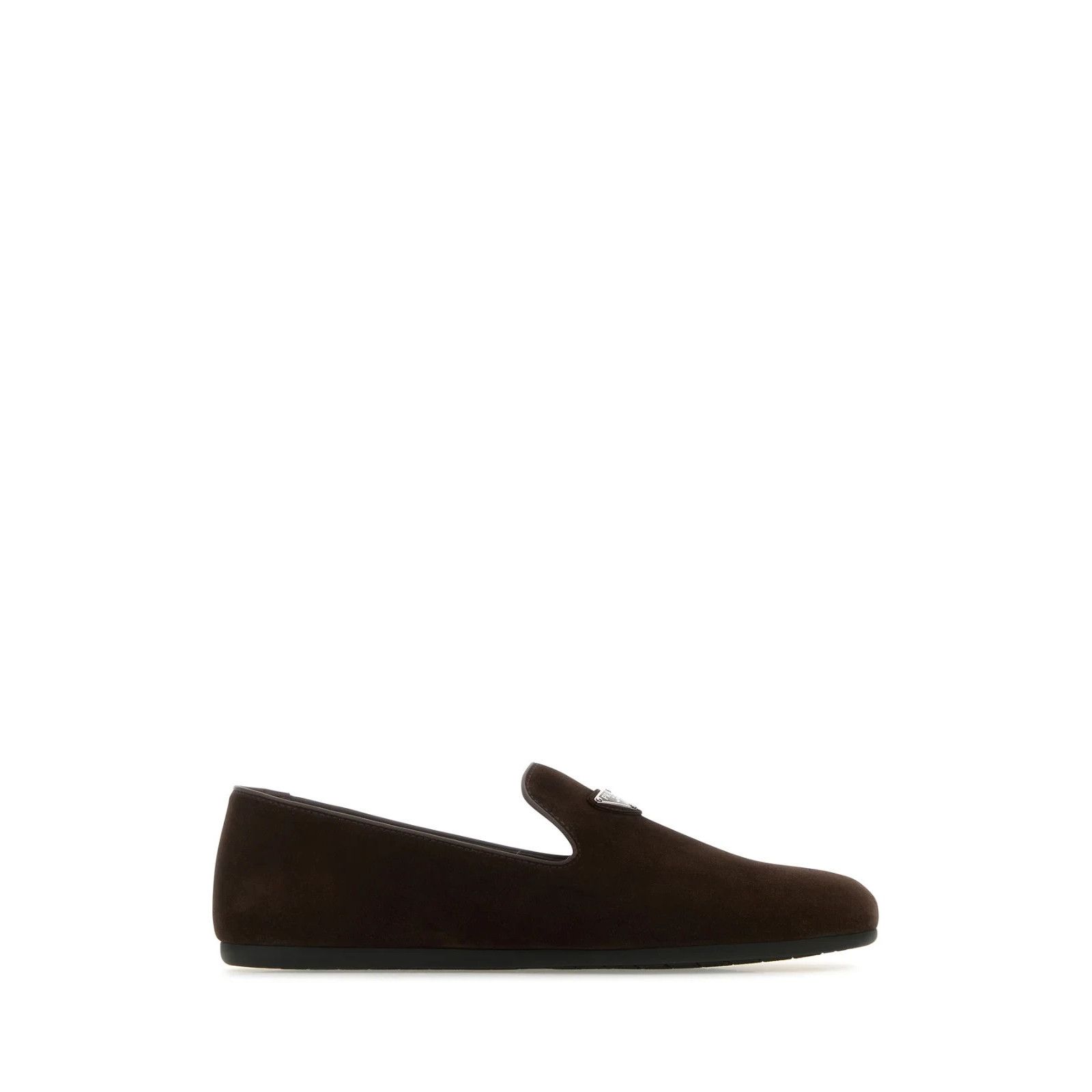 Prada PRADA Dark Brown Suede Loafers New And Authentic (Men's size Size US 7.5 / EU 40-41 - 1 Thumbnail