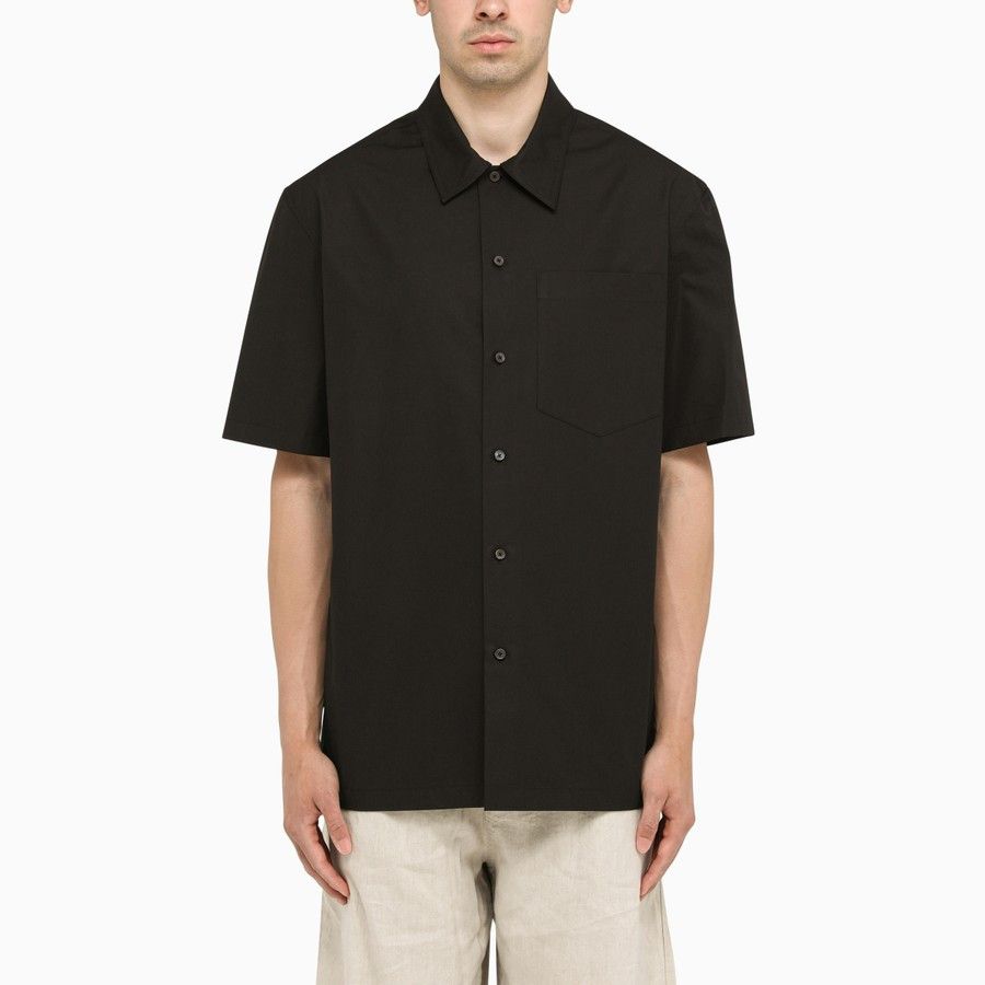 image of Jil Sander O1D2Blof0424 Shirt In Black, Men's (Size Small)
