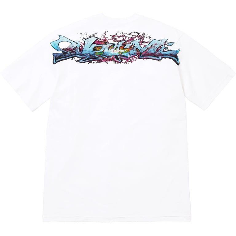 Supreme Supreme Tag Tee All Cotton T-Shirt in White FW25 Size XL Size US XL / EU 56 / 4 - 2 Thumbnail