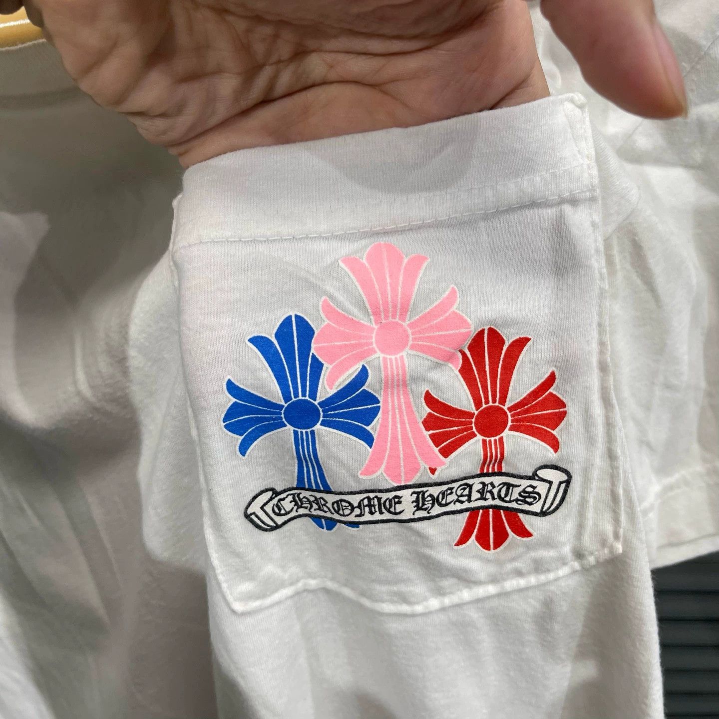 Chrome Hearts Chrome Hearts White Rainbow Cross Tee S 99 New Size US S / EU 44-46 / 1 - 4 Thumbnail