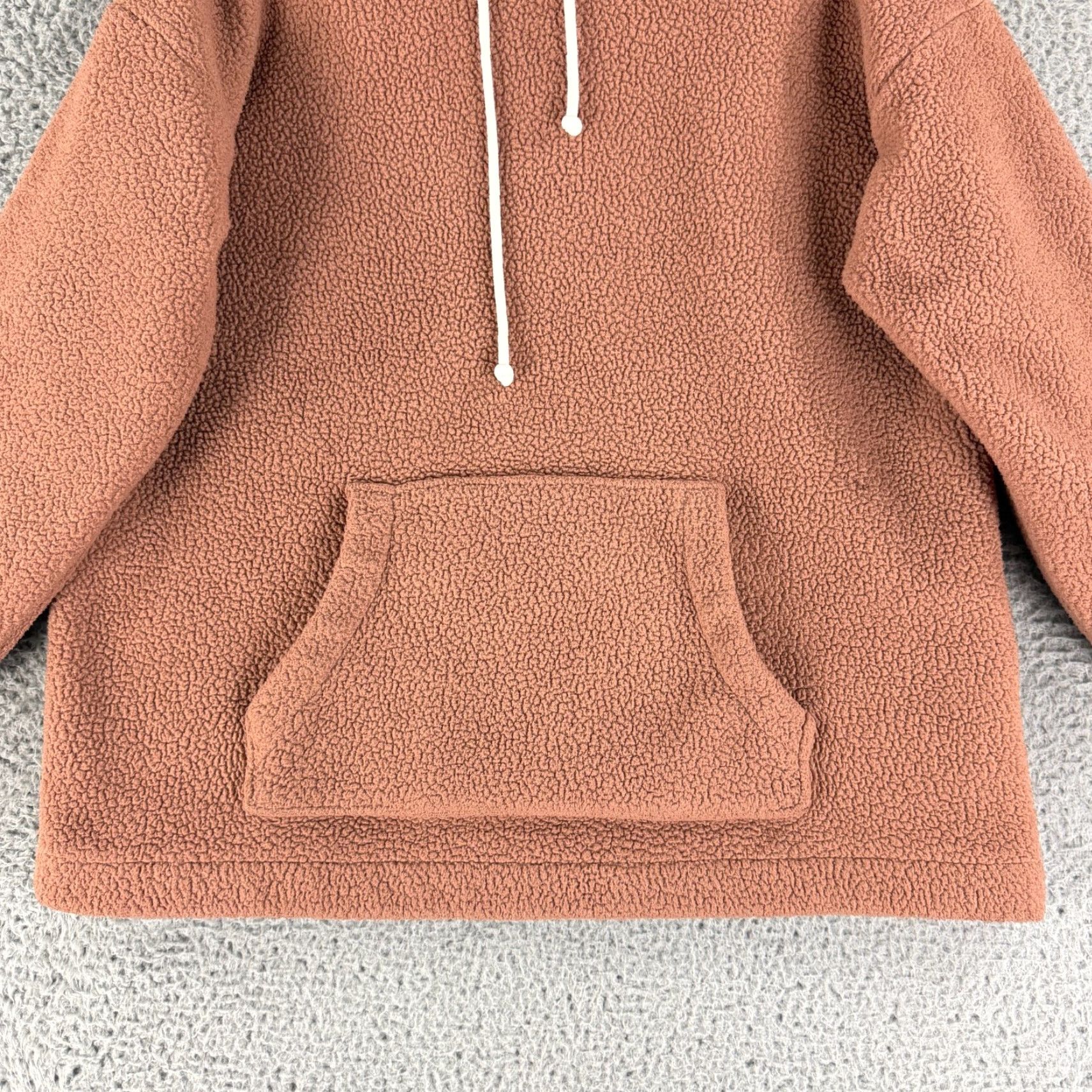 Madewell Madewell Hoodie Sweater Womens Small Brown Long Sleeve Fleece Bubble-Sleeve Raglan Crew Neck Pullover All Seasons Size S / US 4 / IT 40 - 4 Thumbnail