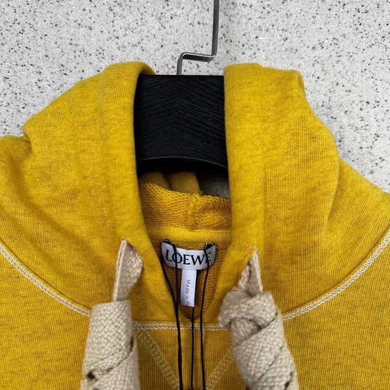 Loewe loewe Yellow logo hoodie 2506-Nextarrow Size US M / EU 48-50 / 2 - 2 Thumbnail