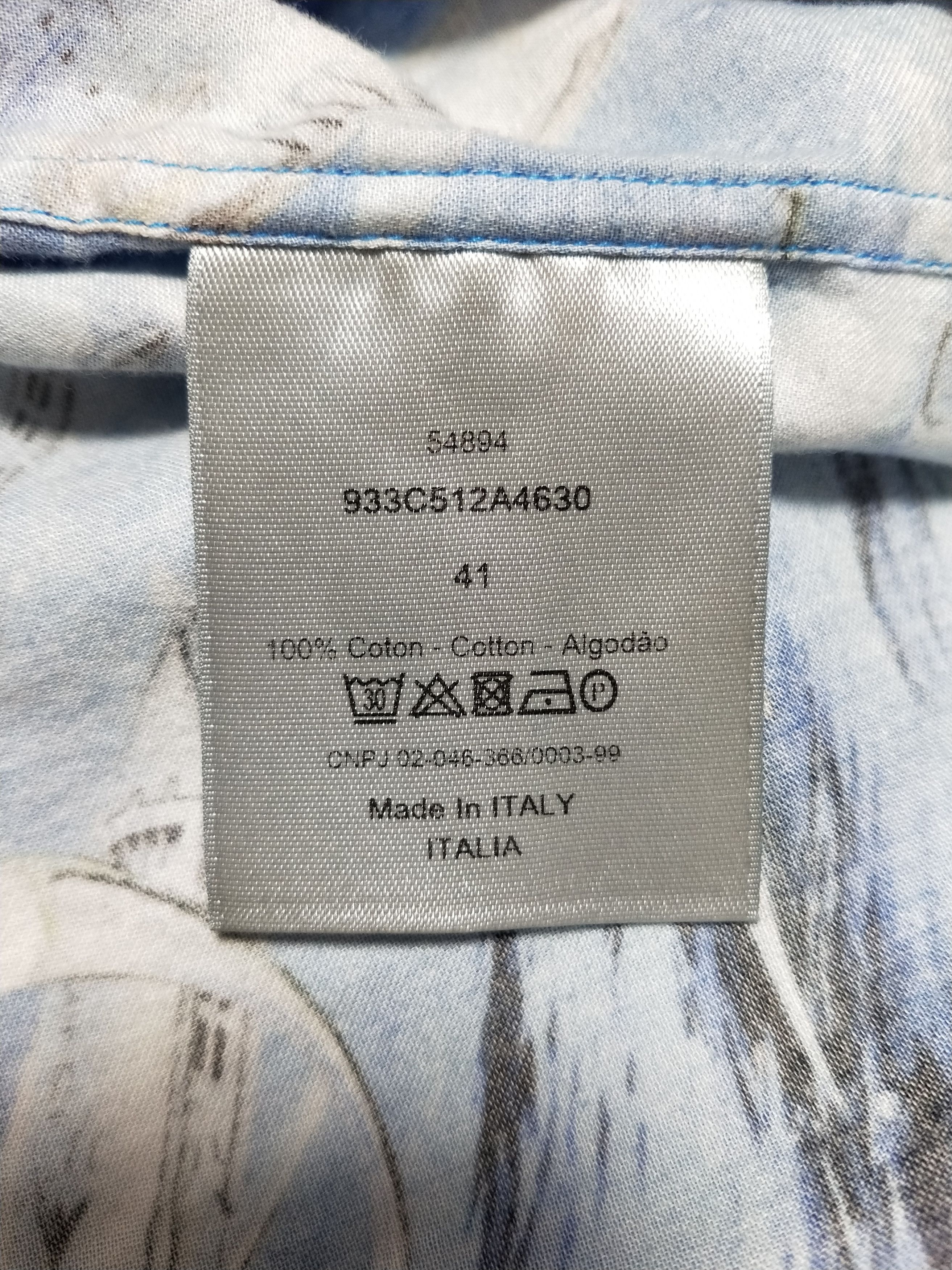 Dior Sorayama Dolphin Shirt Size US L / EU 52-54 / 3 - 5 Thumbnail
