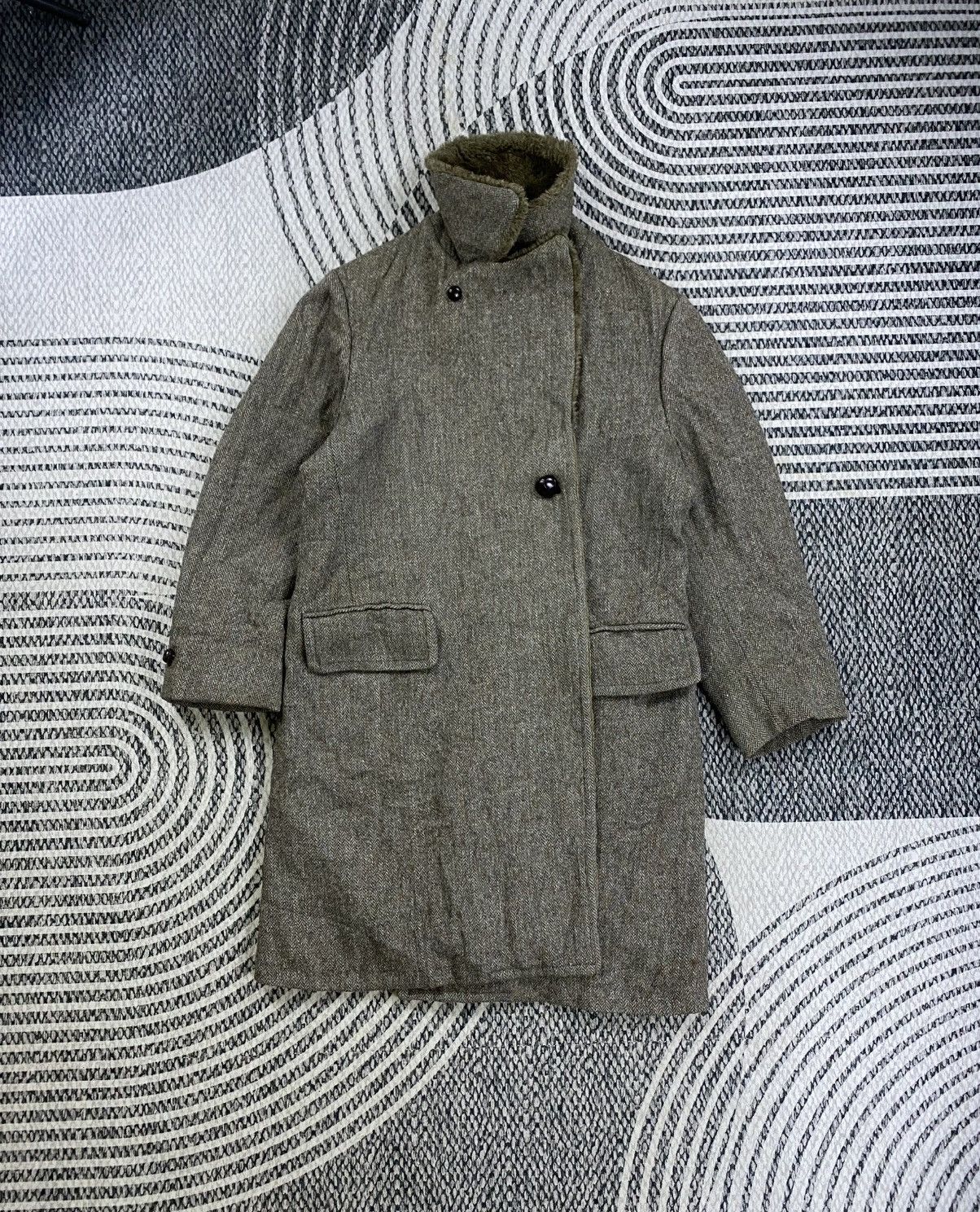 Brooks Brothers Vtg Brooks Brothers Wool Blend Coat Faux Fur Collar Jacket Size US M / EU 48-50 / 2 - 5 Thumbnail