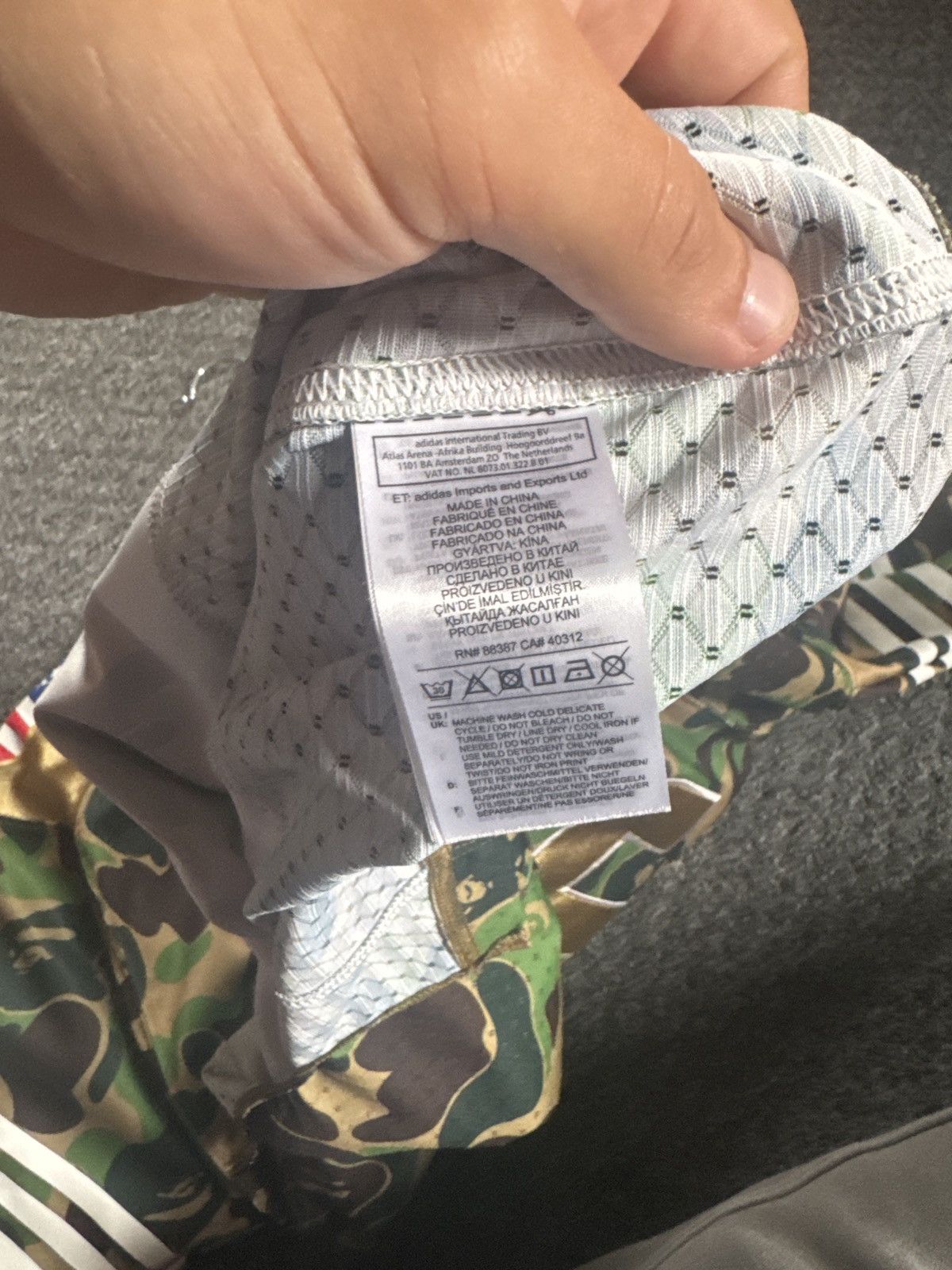Adidas × Bape Bape X Adidas #93 Jersey With StockX Tag Size US S / EU 44-46 / 1 - 6 Thumbnail