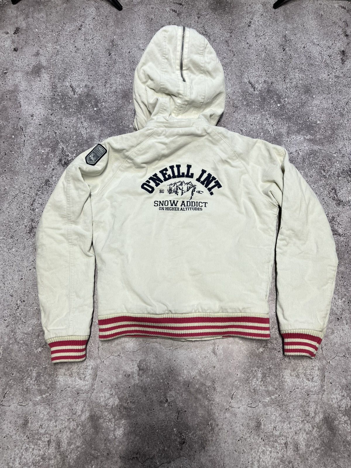 O'Neill Y2K Vintage Oneill Faux Fur Hoodie Jacket lgb if6was9 style Size M / US 6-8 / IT 42-44 - 4 Thumbnail