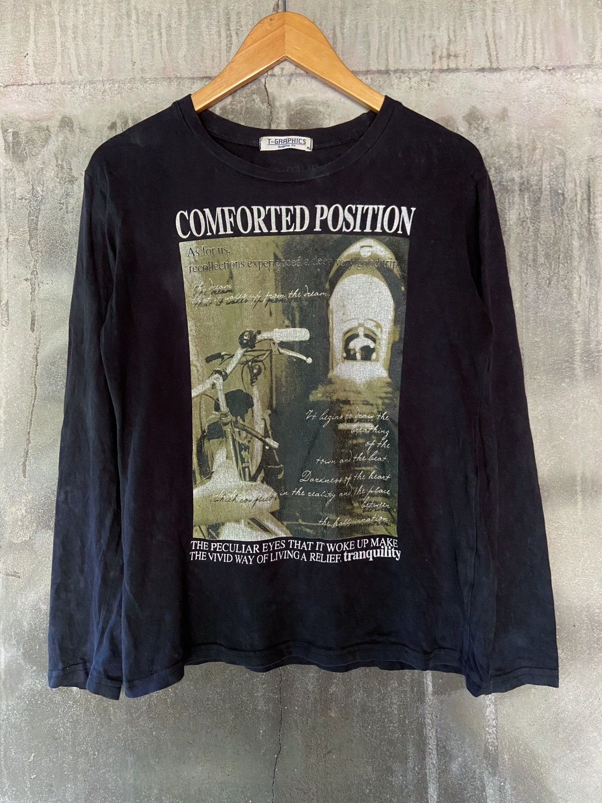 Japanese Brand COMFORTED POSITION AS FOR US LONG SLEEVE Size US M / EU 48-50 / 2 - 1 Thumbnail