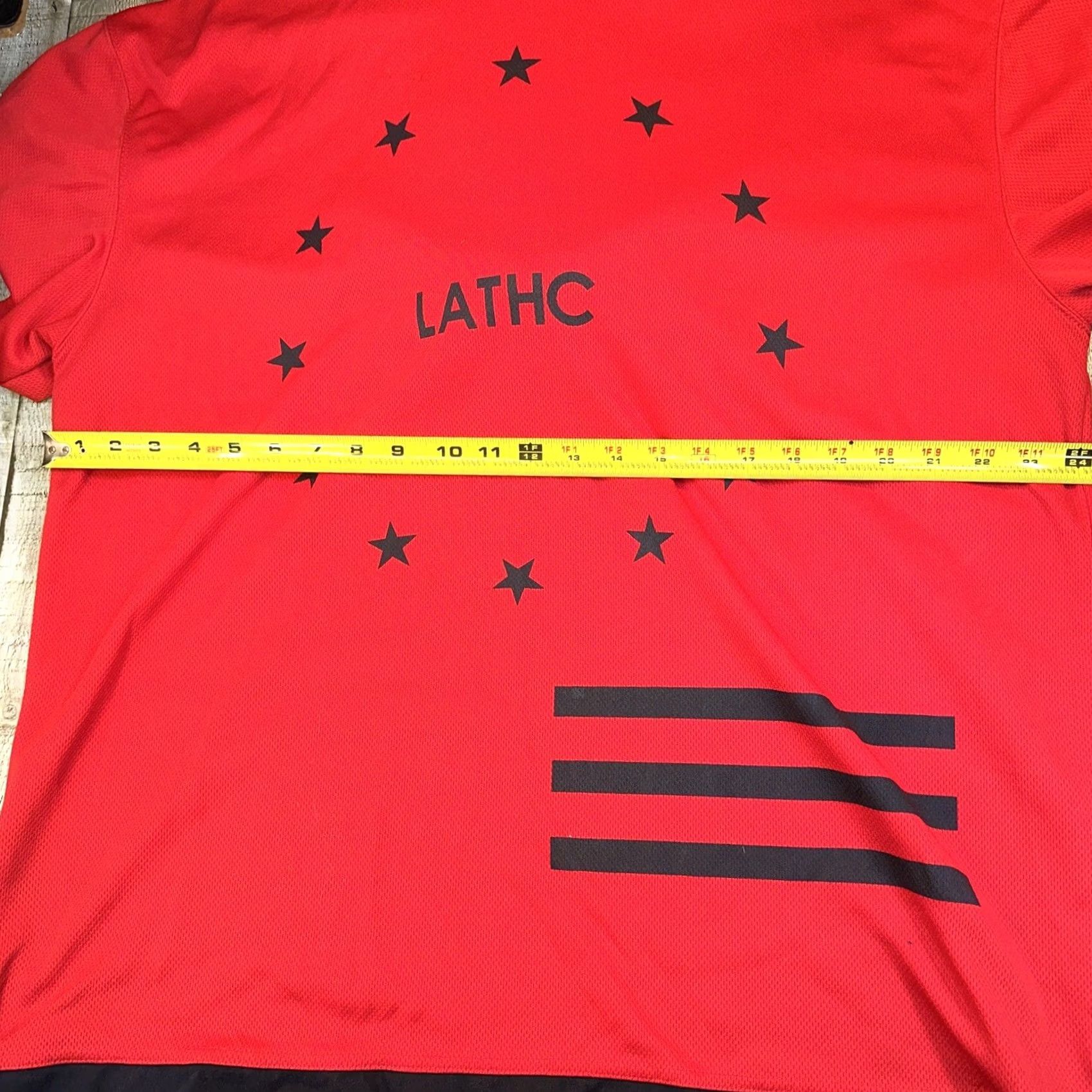 Vintage VINTAGE LATHC Hoodie Mens Red 2XL Short Sleeve Pullover Hoodie Mens Red 2XL Short Sleeve Pullover Size US XXL / EU 58 / 5 - 3 Thumbnail