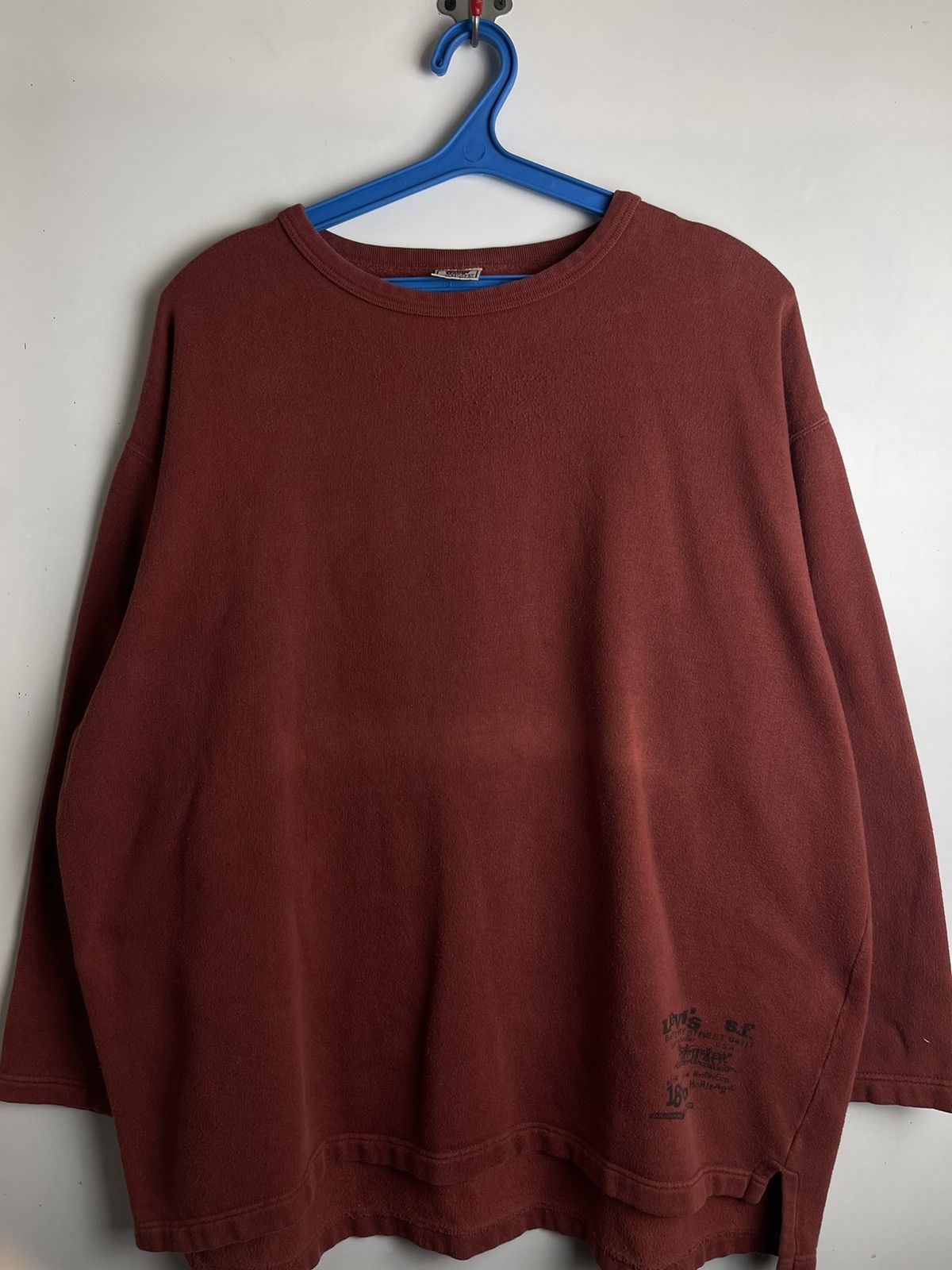 Levi's × Levi's Vintage Clothing Vintage LEVIS 1850s STRAUSS & CO San Francisco Sweatshirt Size US L / EU 52-54 / 3 - 7 Thumbnail