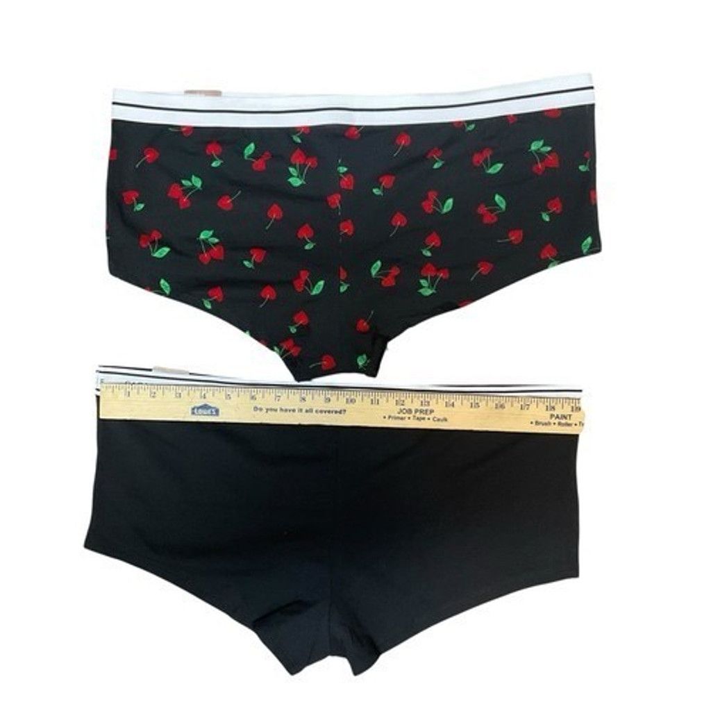 Other NWT Cacique Cotton Boyshorts Lot of 2 Panty Women 22/24 Size ONE SIZE - 6 Thumbnail