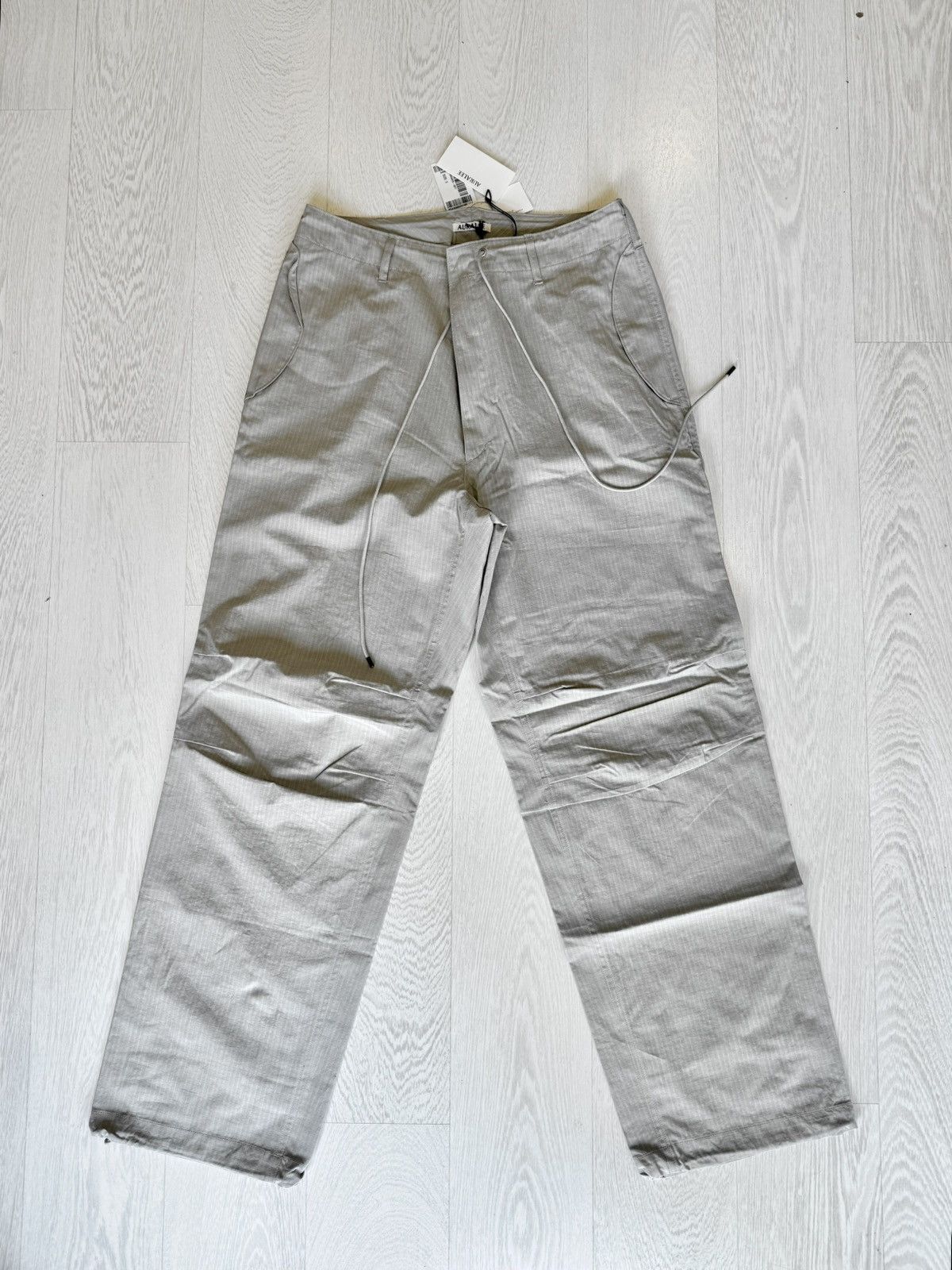 AURALEE WASHED FINX RIPSTOP SLACKS