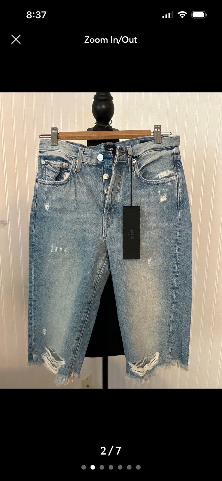 Edwin Edwin jeans Cali Capris size 25 NWT Size 25" / US 0 / IT 36 - 1 Thumbnail