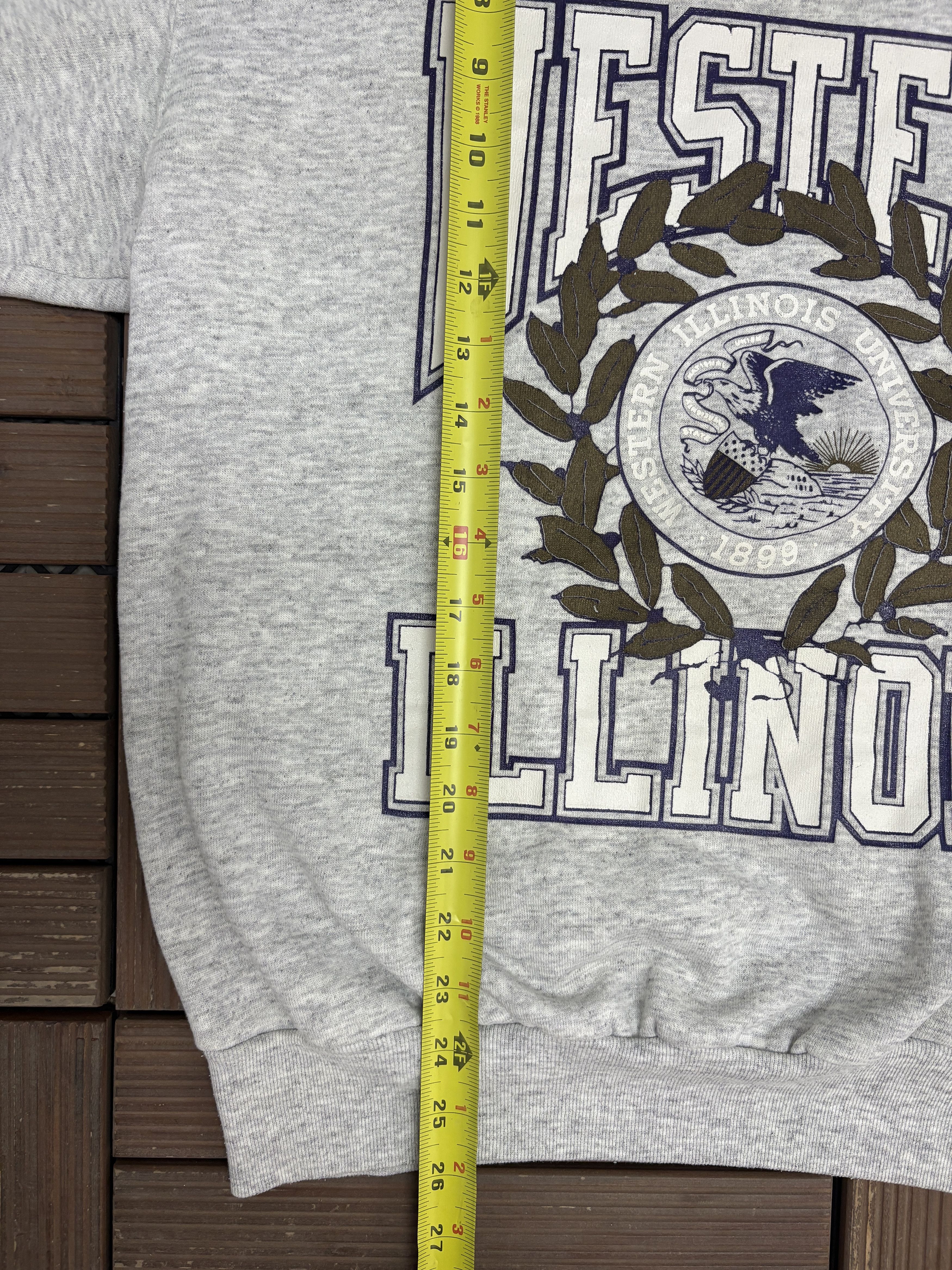 Vintage Western Illinois Leathernecks Vintage Grey Crewneck Sweater Size US L / EU 52-54 / 3 - 8 Thumbnail