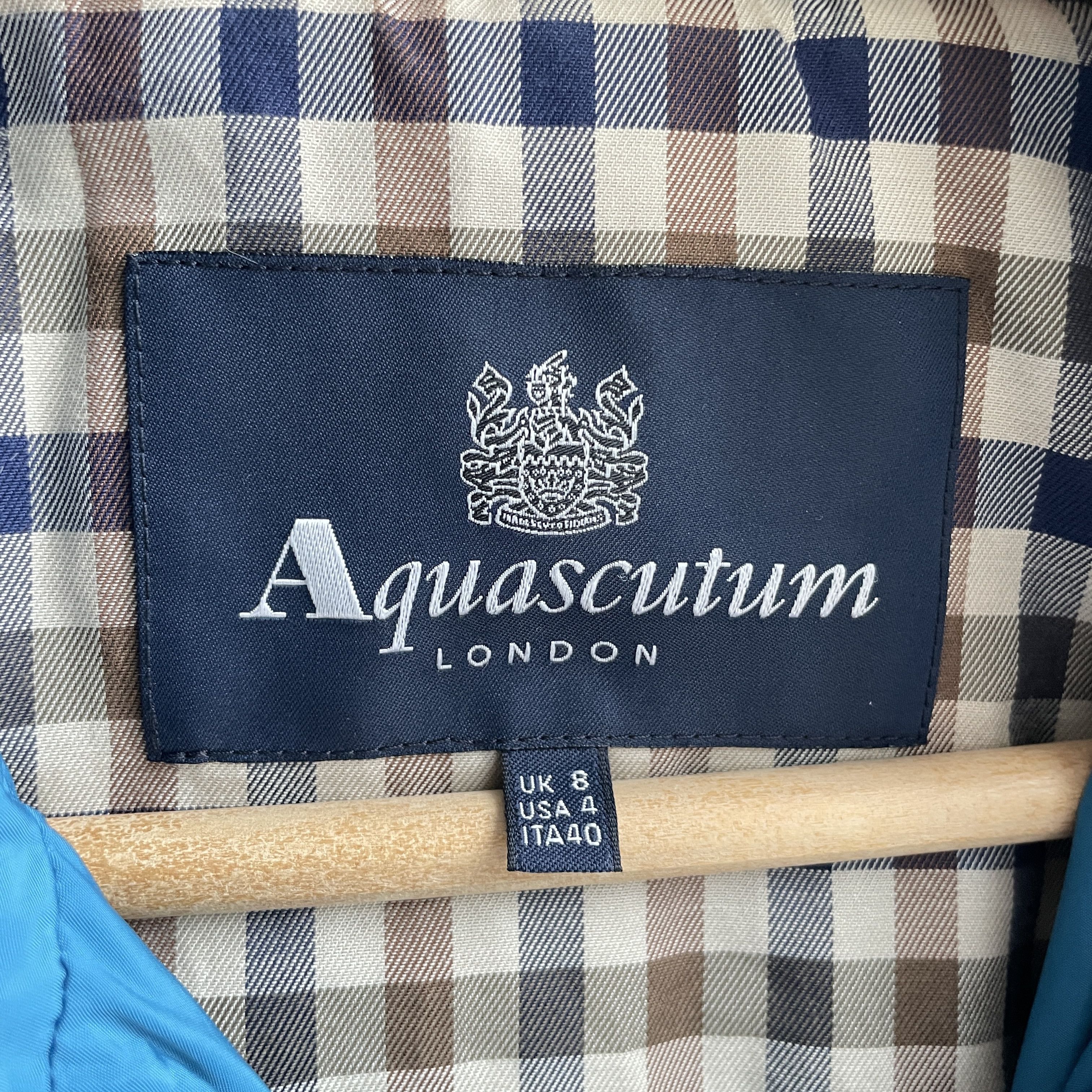 Aquascutum Aquascutum Womens Nylon Windbreaker Jacket Size S / US 4 / IT 40 - 6 Thumbnail