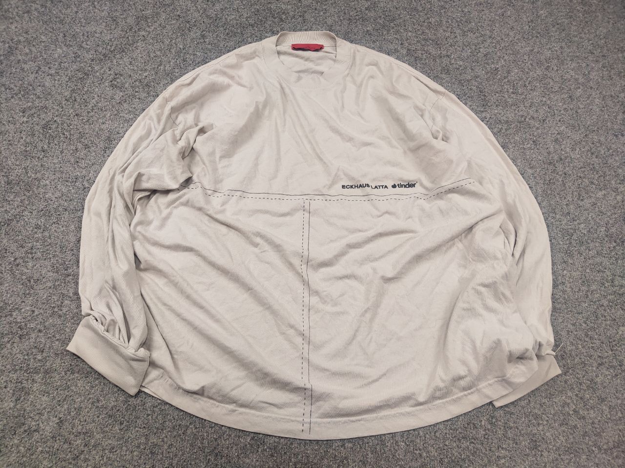 Eckhaus Latta Eckhaus Latta Tinder Available Jersey Long sleeve Shirt Tee Size US XL / EU 56 / 4 - 3 Thumbnail