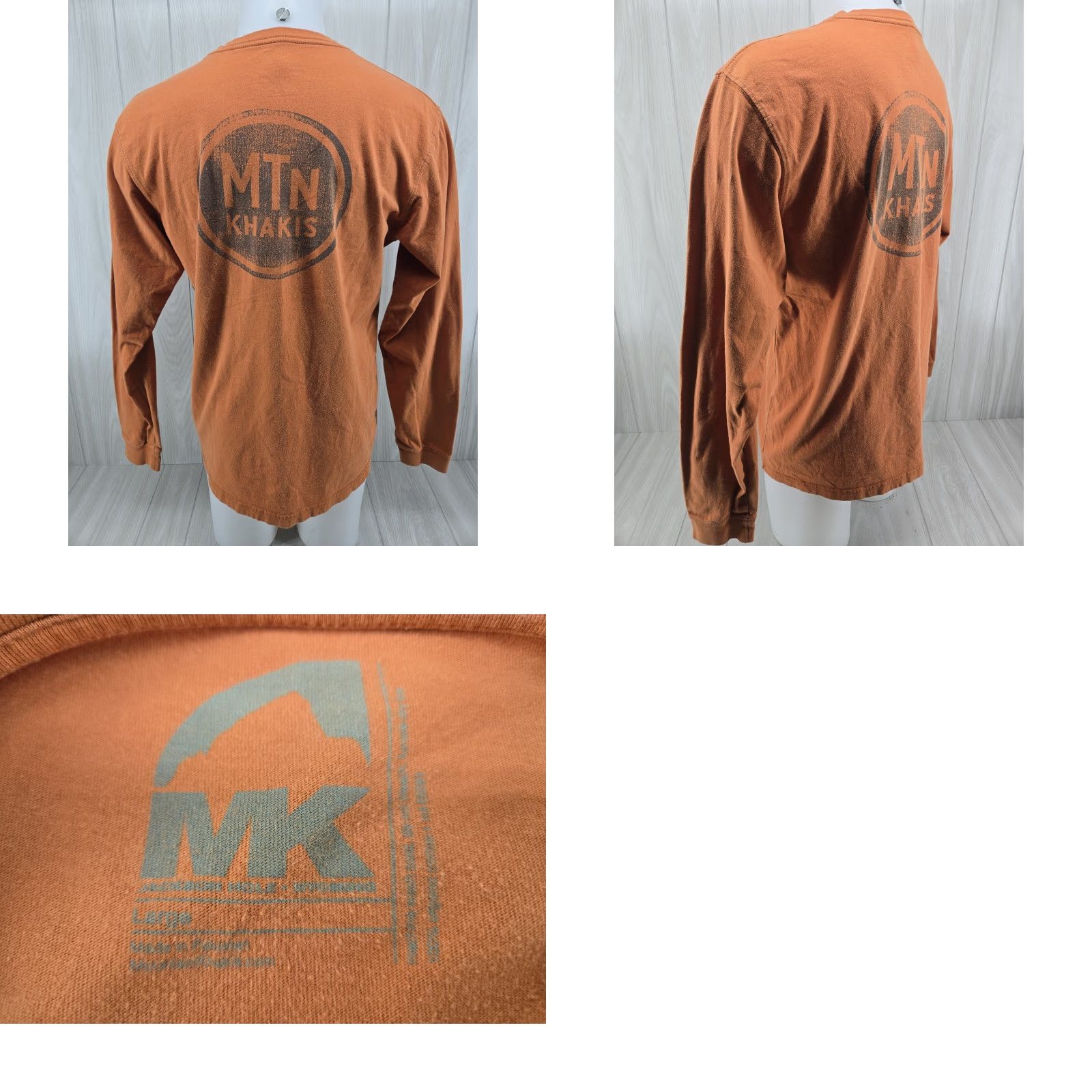 Mountain Khakis Mountain Khakis Long Sleeve Pullover Shirt Mens L Orange Size US L / EU 52-54 / 3 - 8 Thumbnail