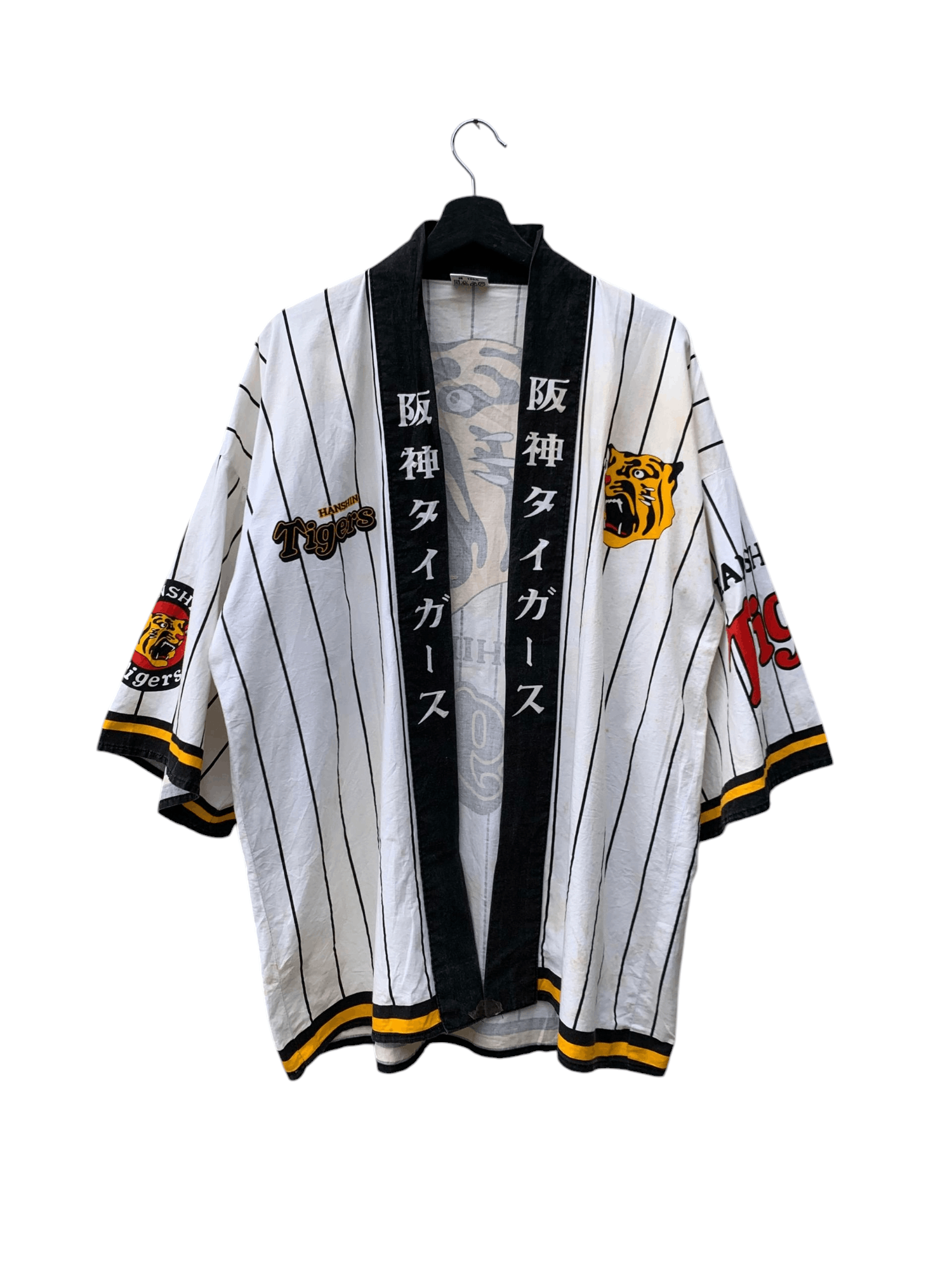 Komono Very Rare Vtg MLB Hanshin Tigers Kimono Size US L / EU 52-54 / 3 - 2 Thumbnail